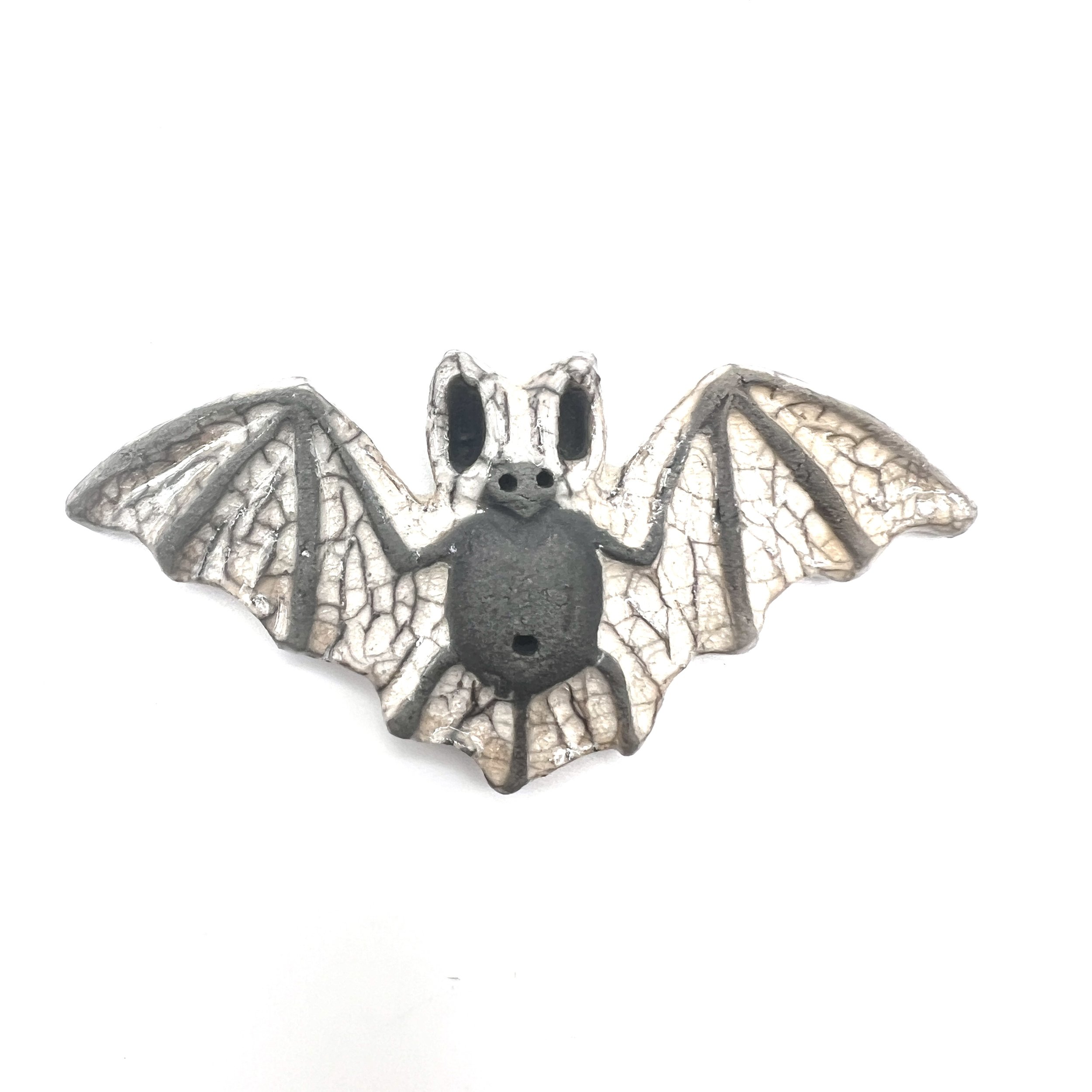 Raku Bat Cabochon Ceramic Jewelry Supply by MAKUstudio MAKU raku