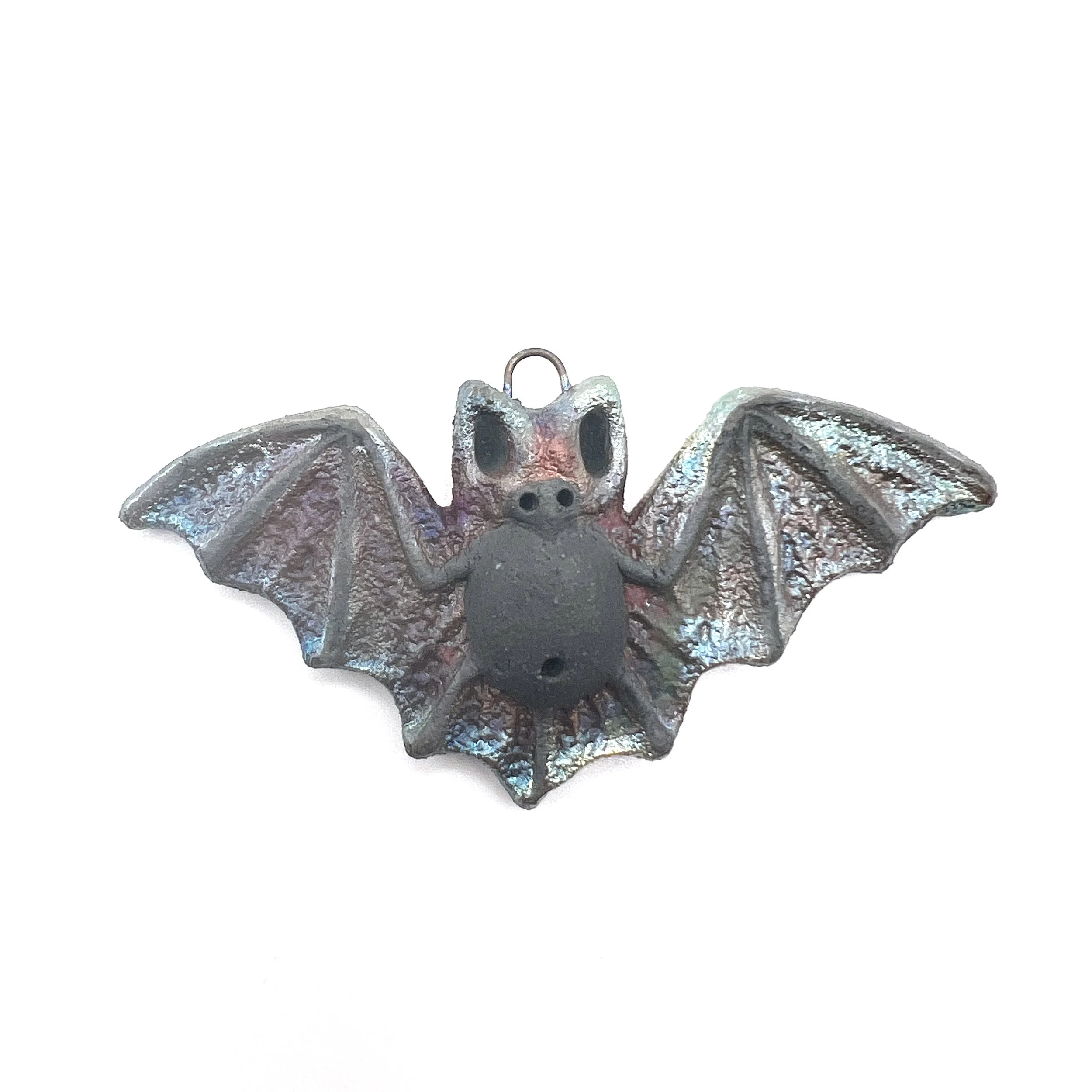 Raku Bat Pendant Ceramic Jewelry Supply by MAKUstudio MAKU raku