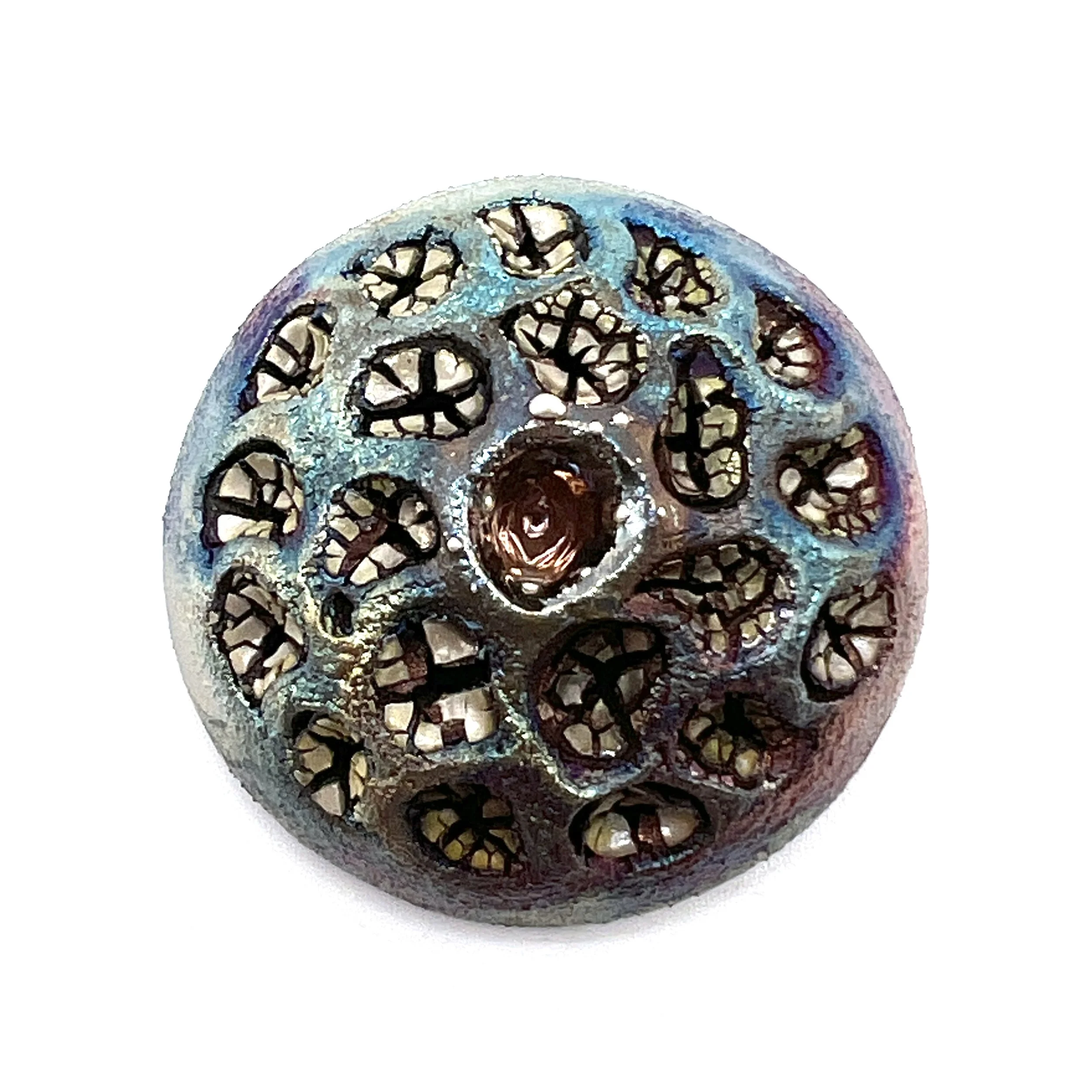Raku Cabochon Jewelry Supply Handmade by MAKUstudio MAKU raku