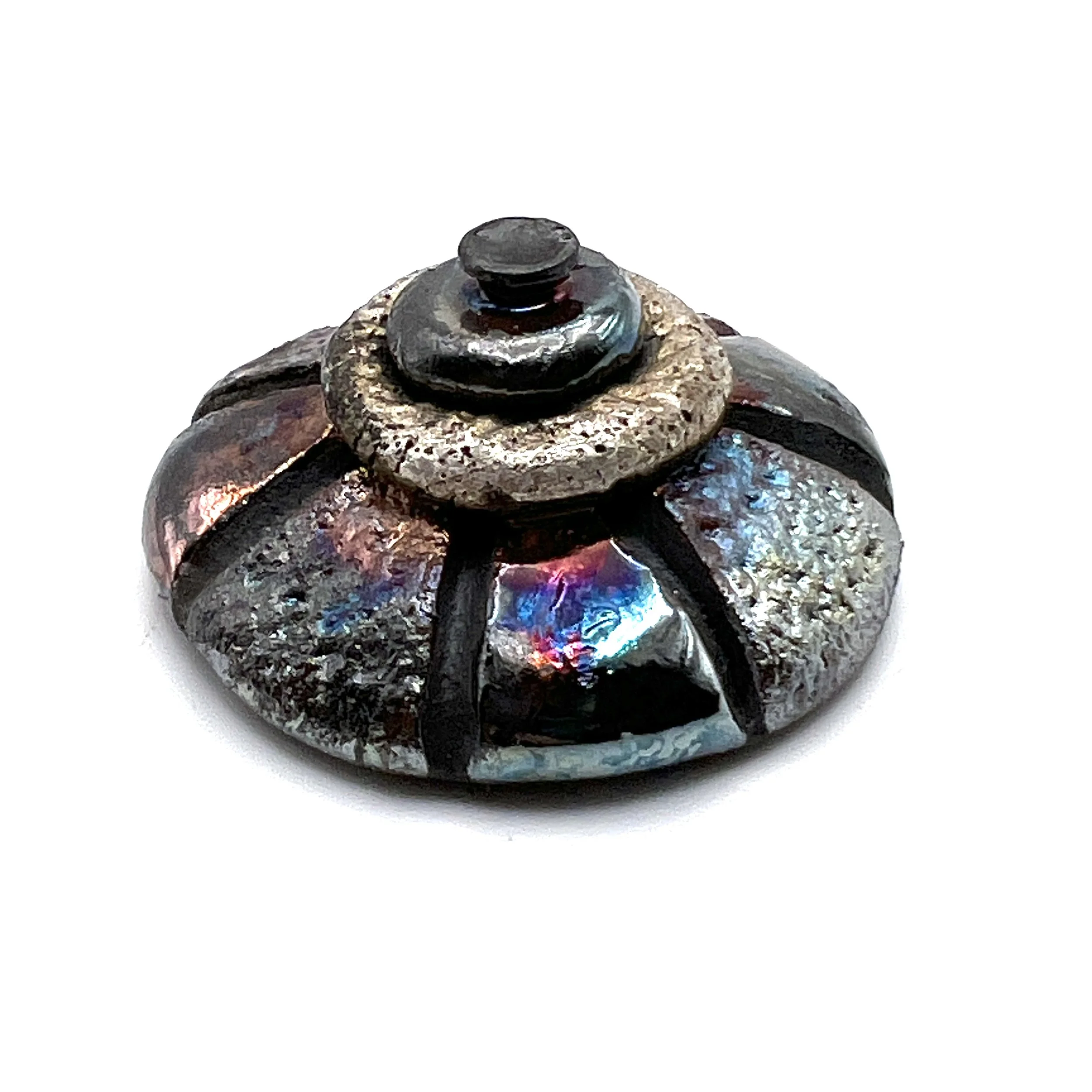 Wheel Raku Cabochon Jewelry Supply Handmade by MAKUstudio