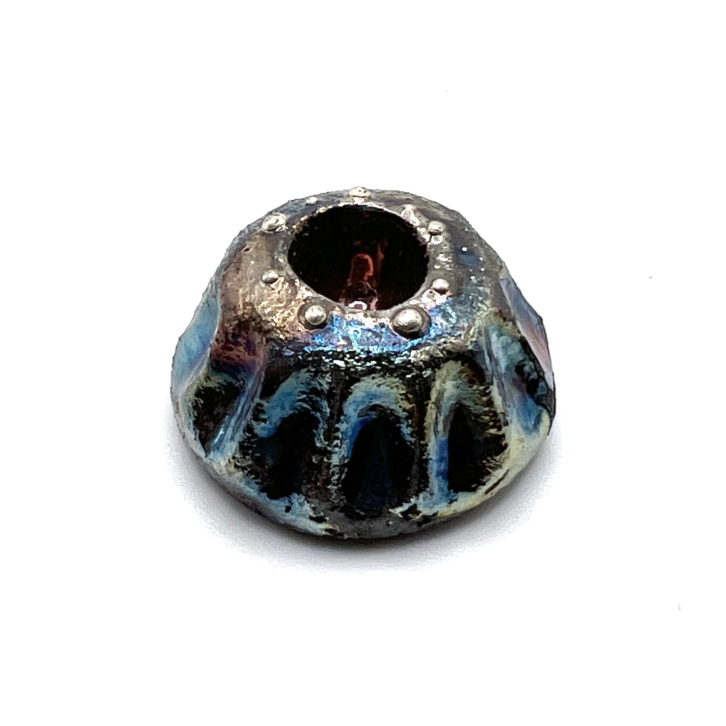 Raku Cabochon Jewelry Supply Handmade by MAKUstudio