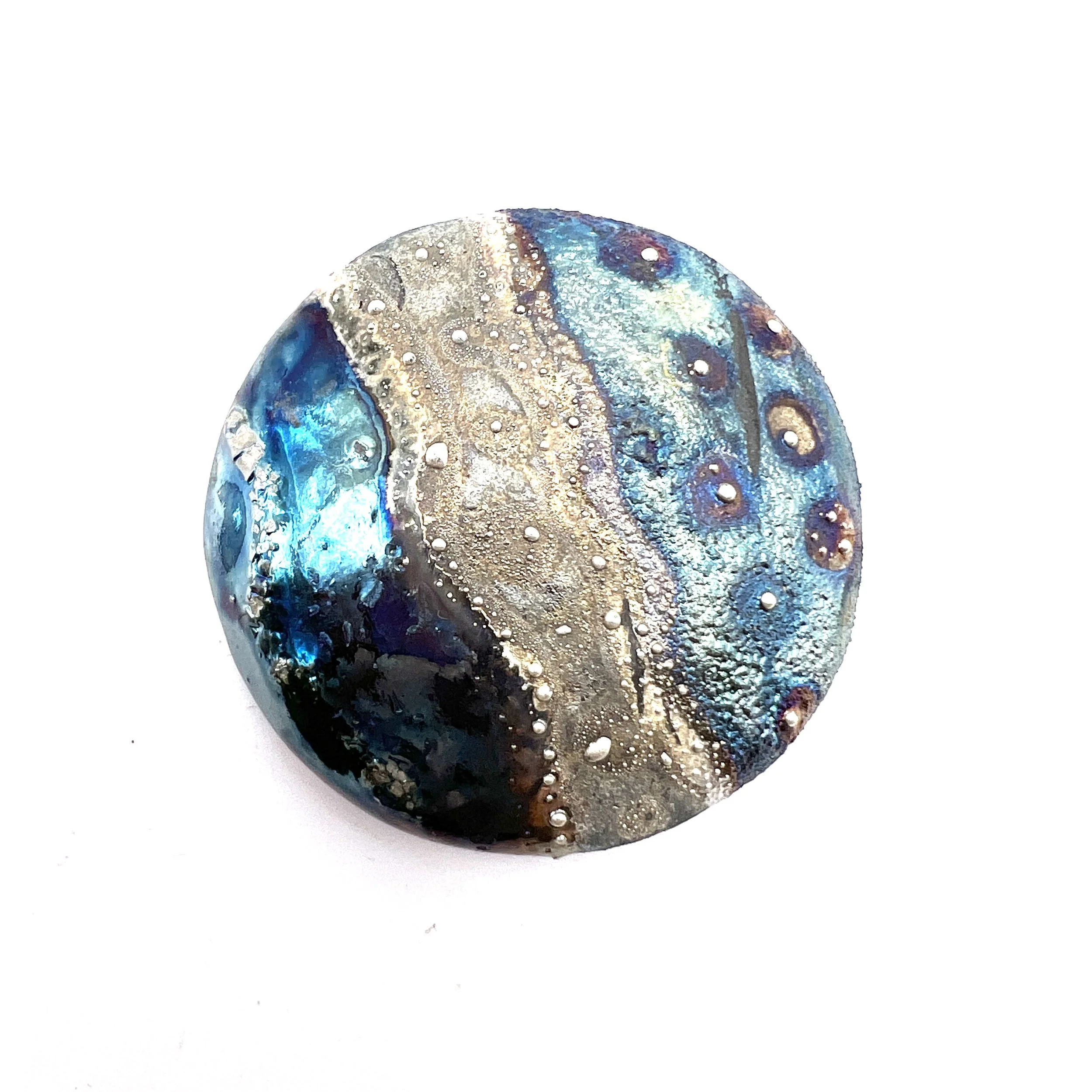 Raku Cabochon Jewelry Supply Handmade by MAKUstudio
