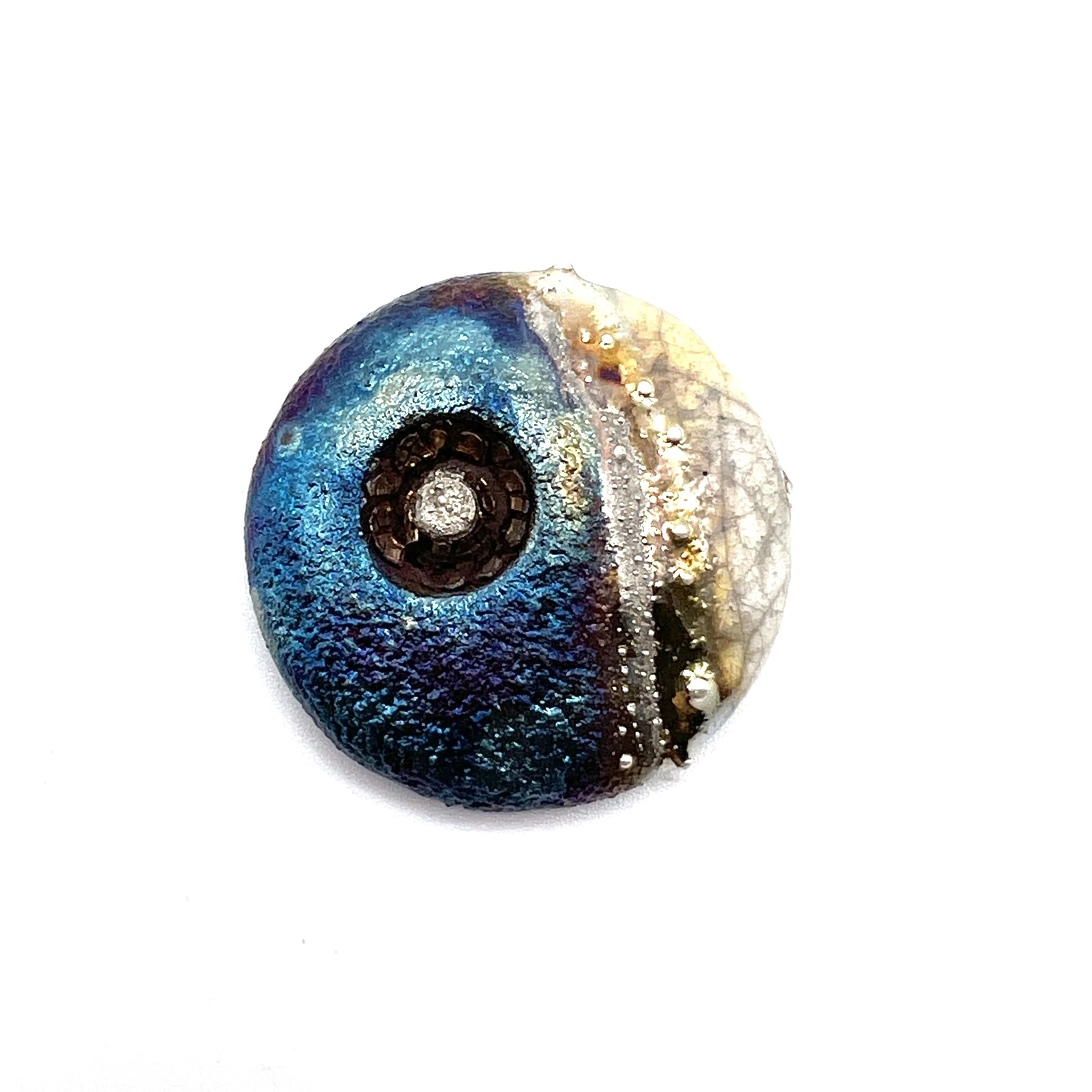 Raku Cabochon Jewelry Supply Handmade by MAKUstudio MAKU raku