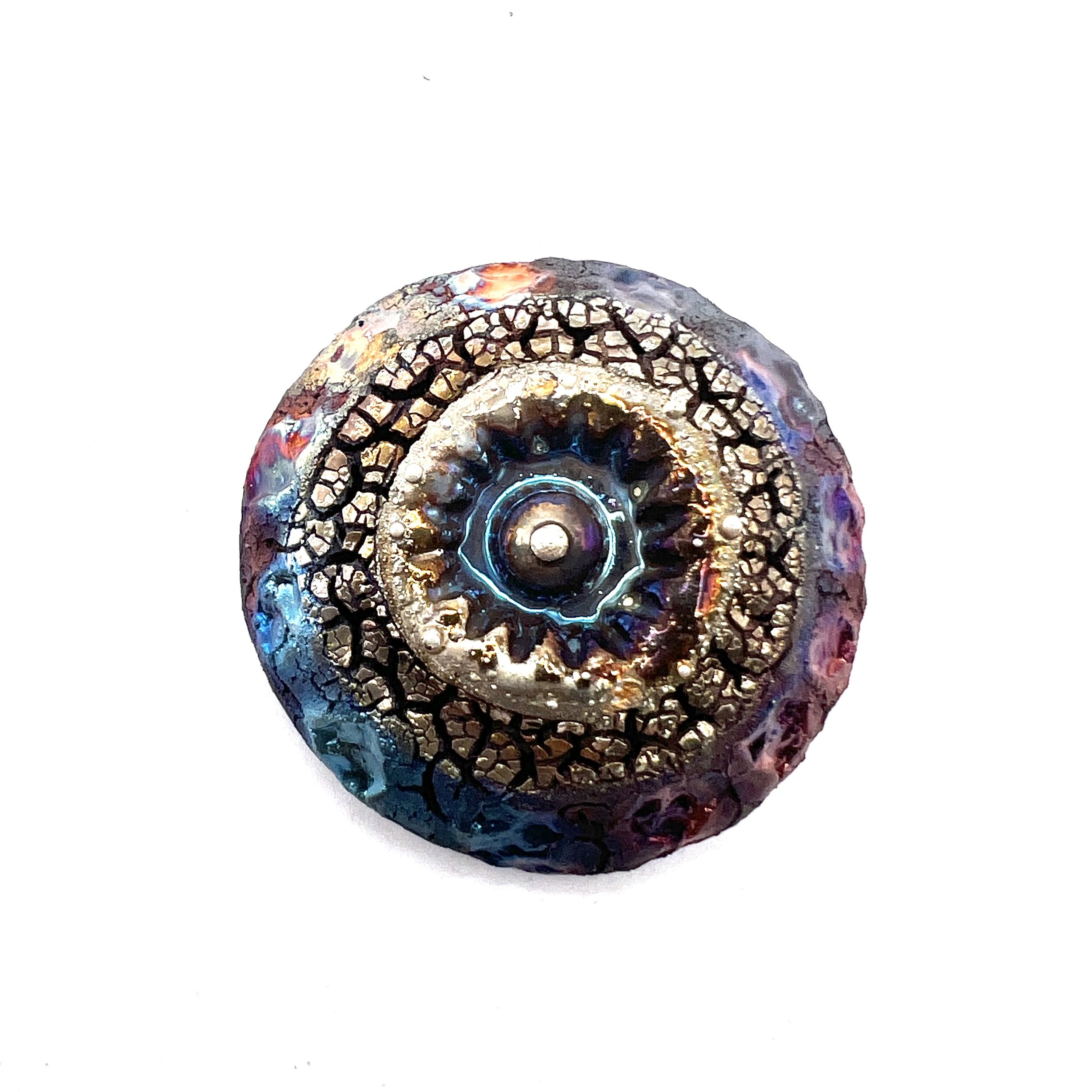 Raku Cabochon Jewelry Supply Handmade by MAKUstudio MAKU raku