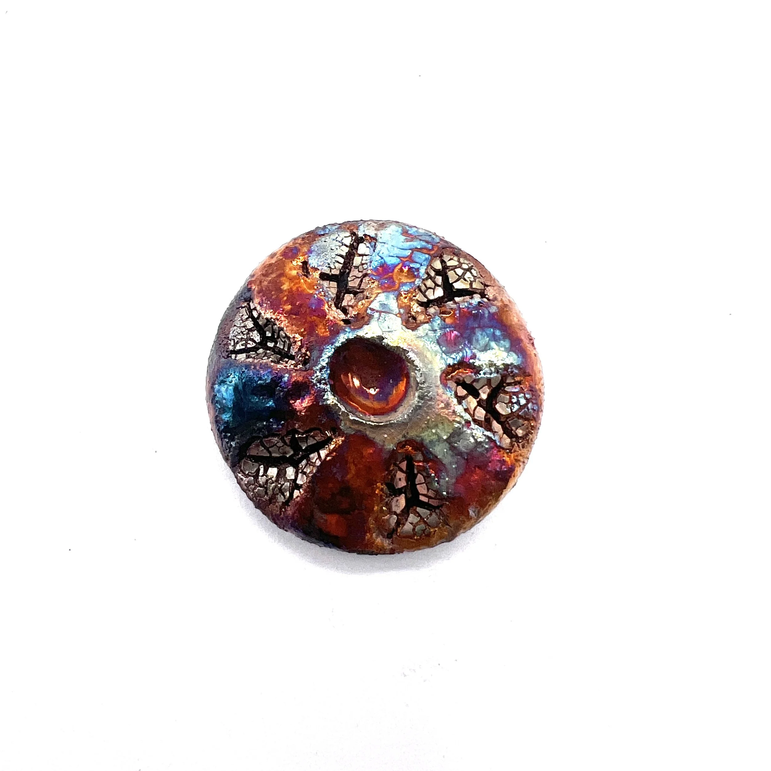 Raku Cabochon Jewelry Supply Handmade by MAKUstudio MAKU raku