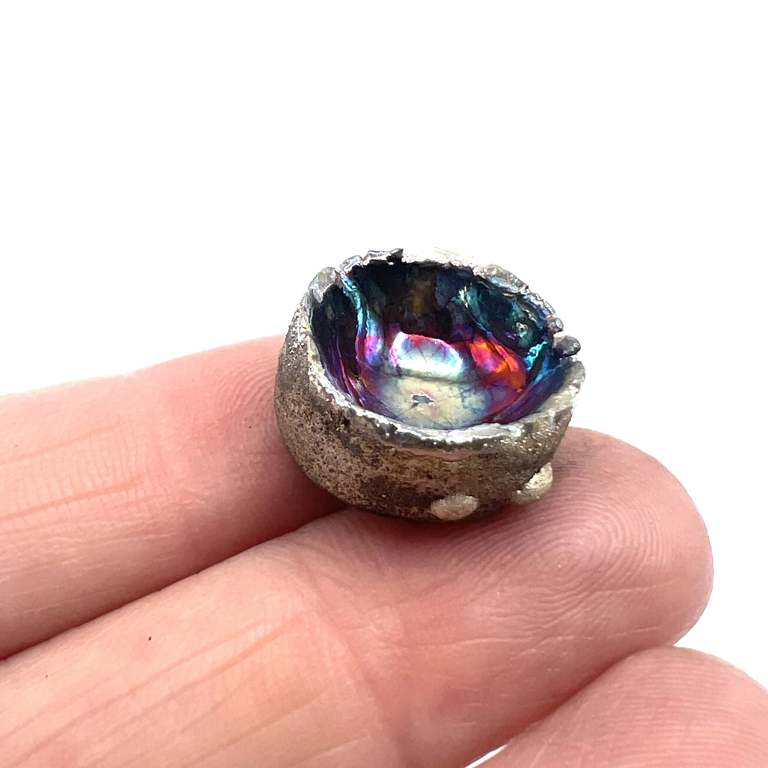 Pod Raku Cabochon Jewelry Supply Handmade by MAKUstudio MAKU raku