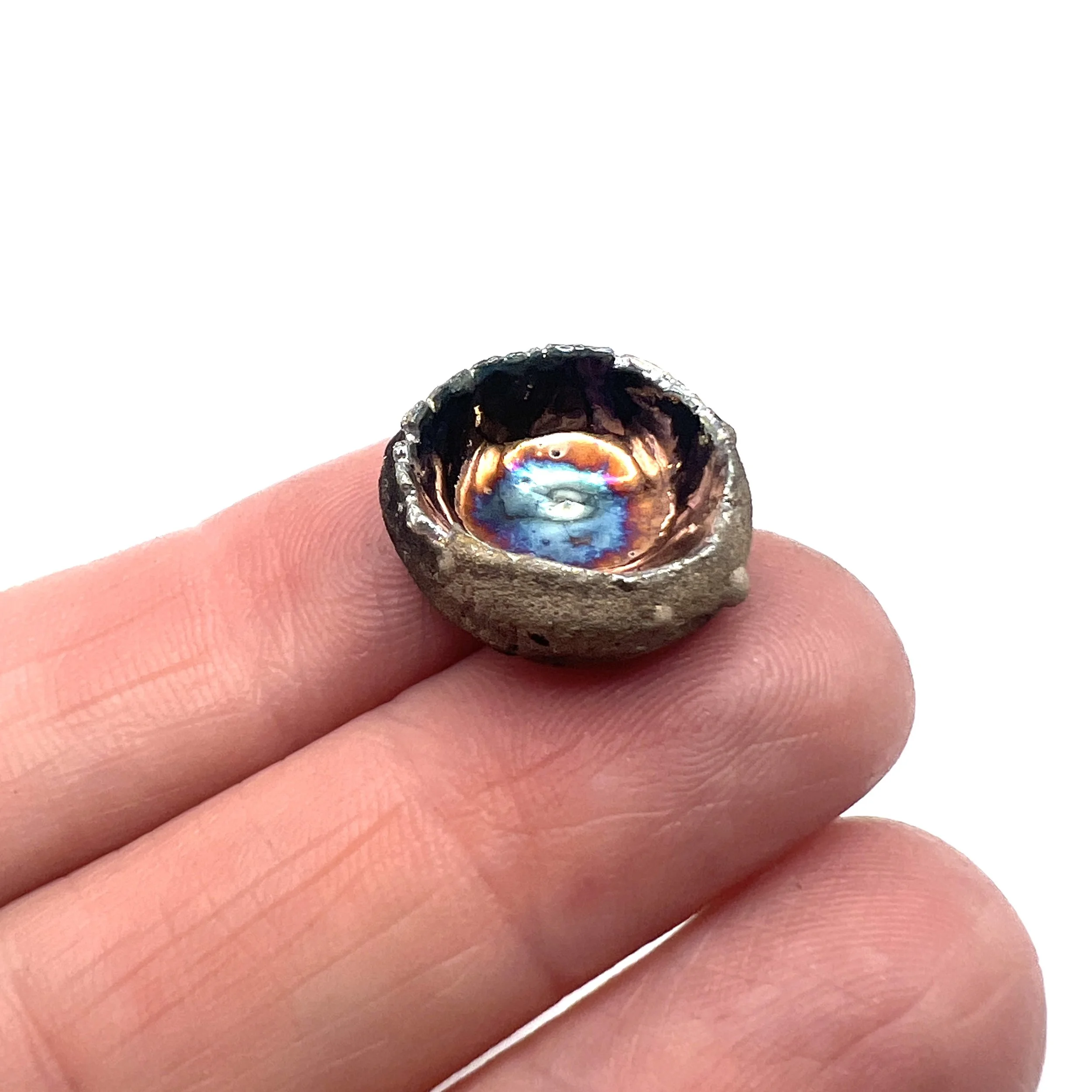 Pod Raku Cabochon Jewelry Supply Handmade by MAKUstudio MAKU raku