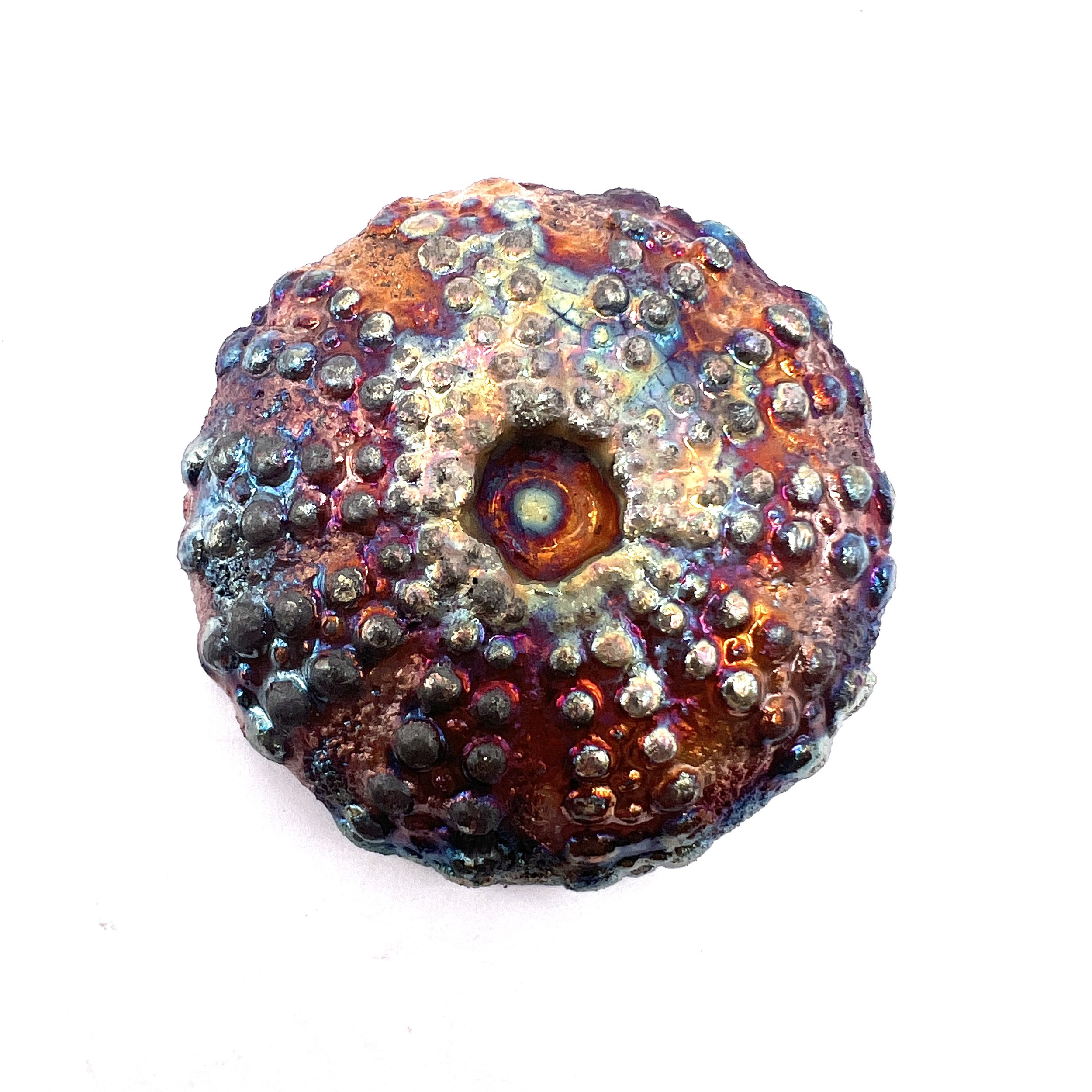 Sea Urchin Cabochon MAKU raku Jewelry Supplies MAKUstudio Handmade