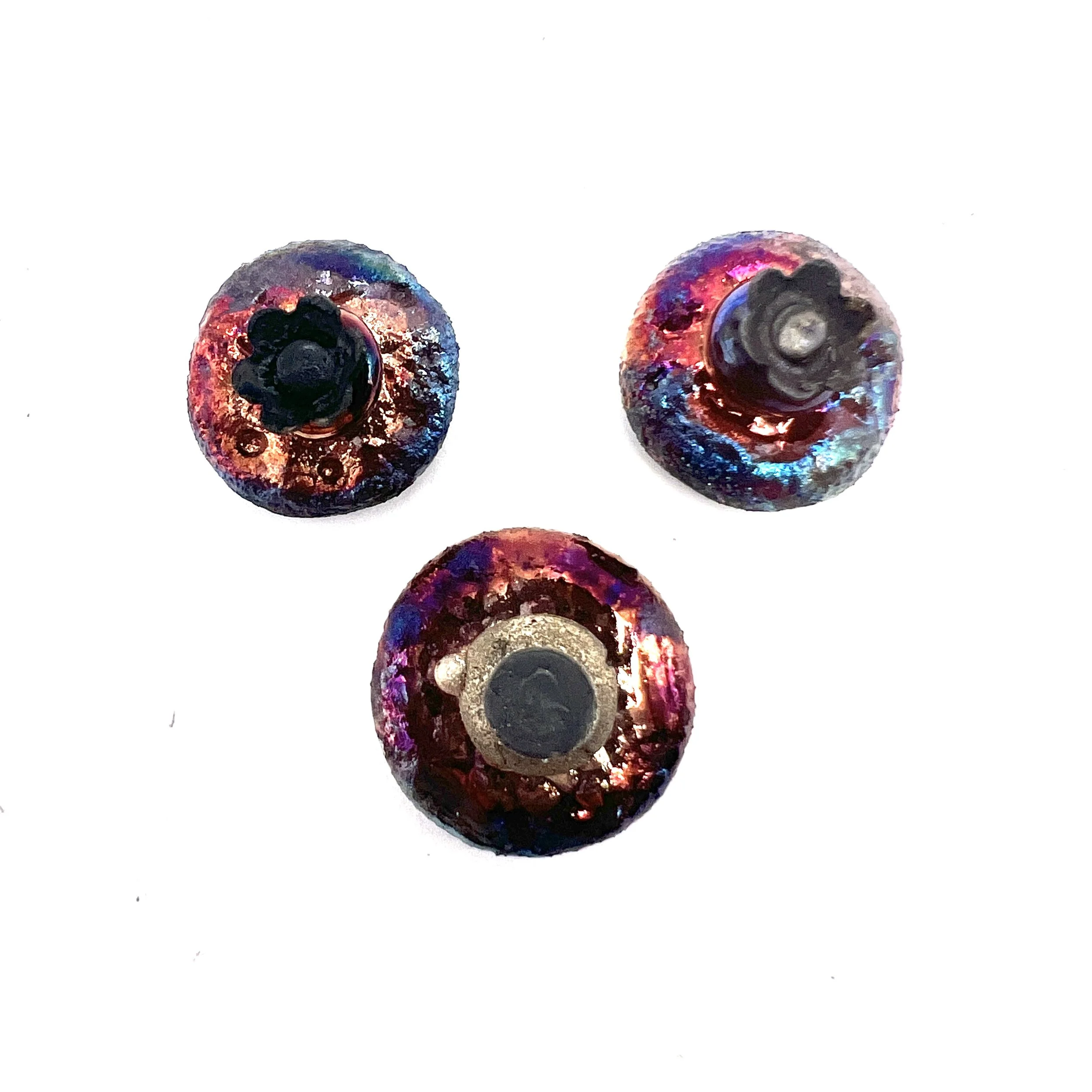 Set of 3 Raku Jewelry Supply Handmade by MAKUstudio MAKU raku