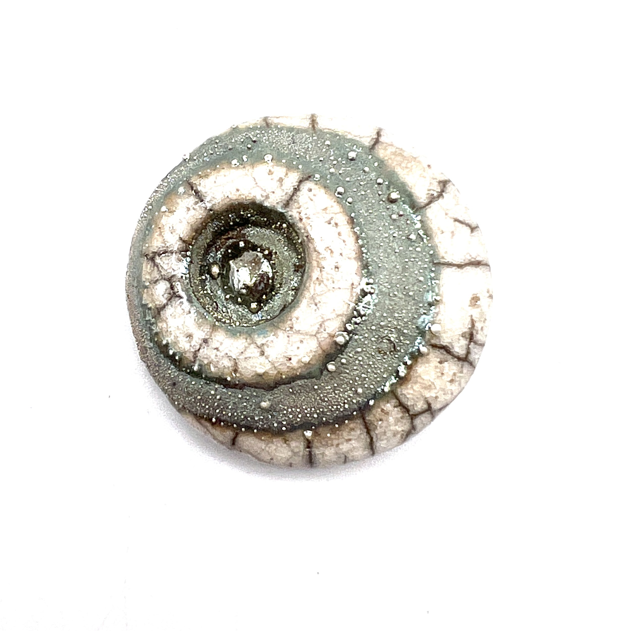 Raku Cabochon Ceramic Pottery Jewelry Supply Handmade by MAKUstudio MAKU raku