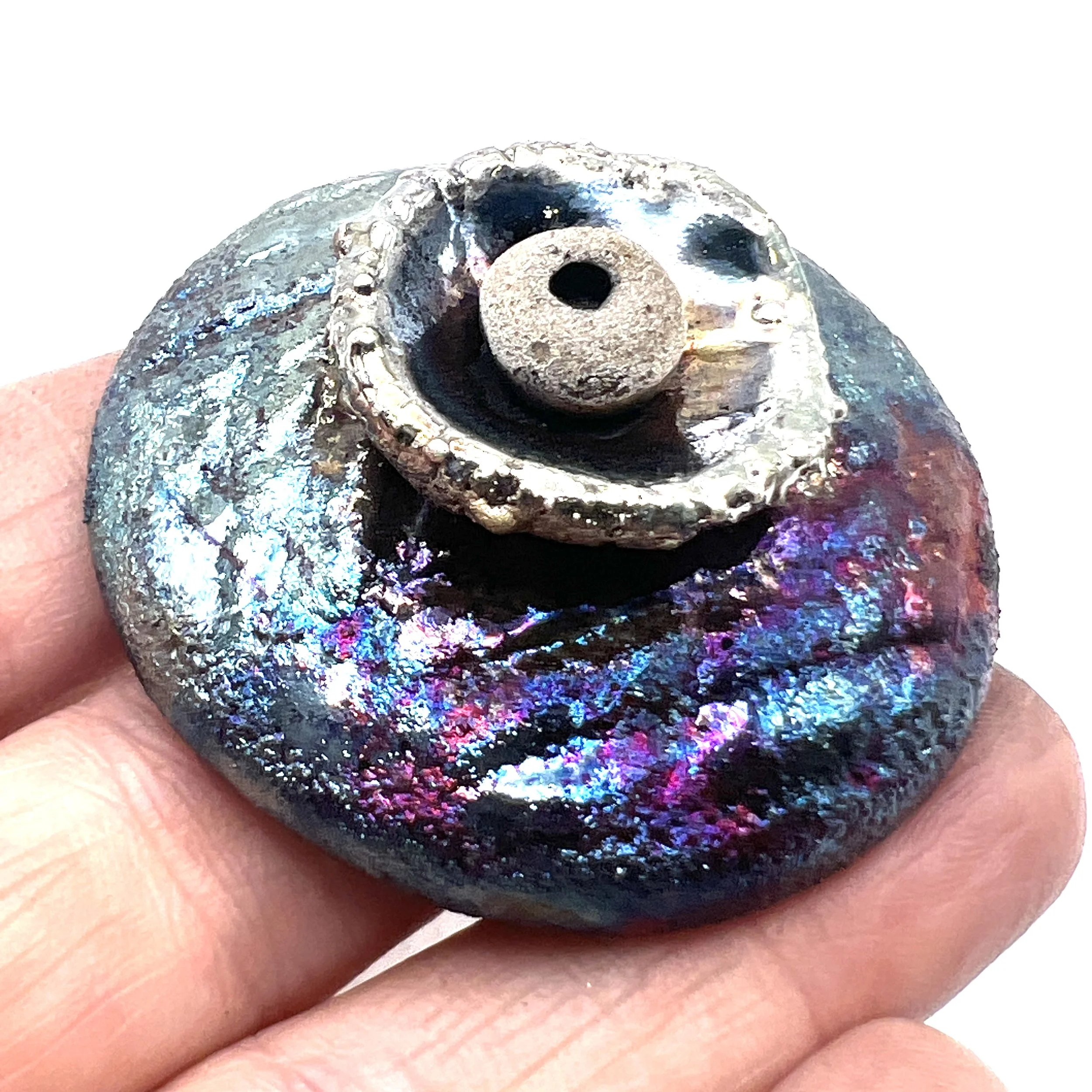 Raku Cabochon Jewelry Supply Handmade by MAKUstudio MAKU raku