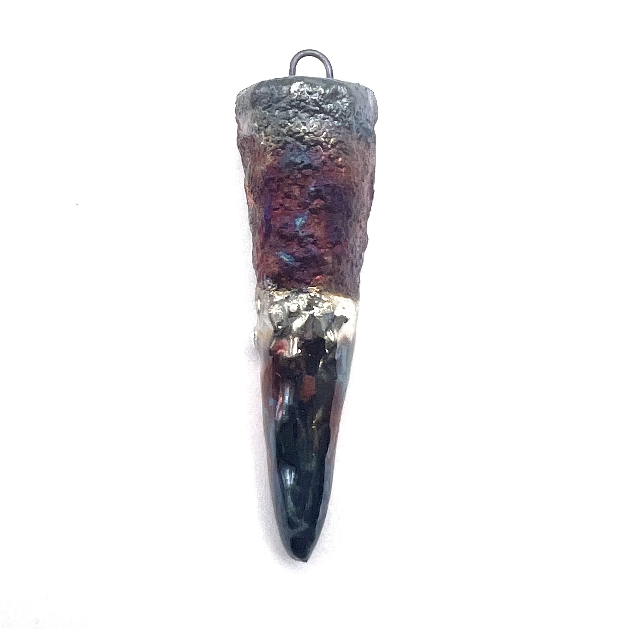 Raku Spike Pendant Ceramic Pottery Jewelry Supply Handmade by MAKUstudio MAKU raku