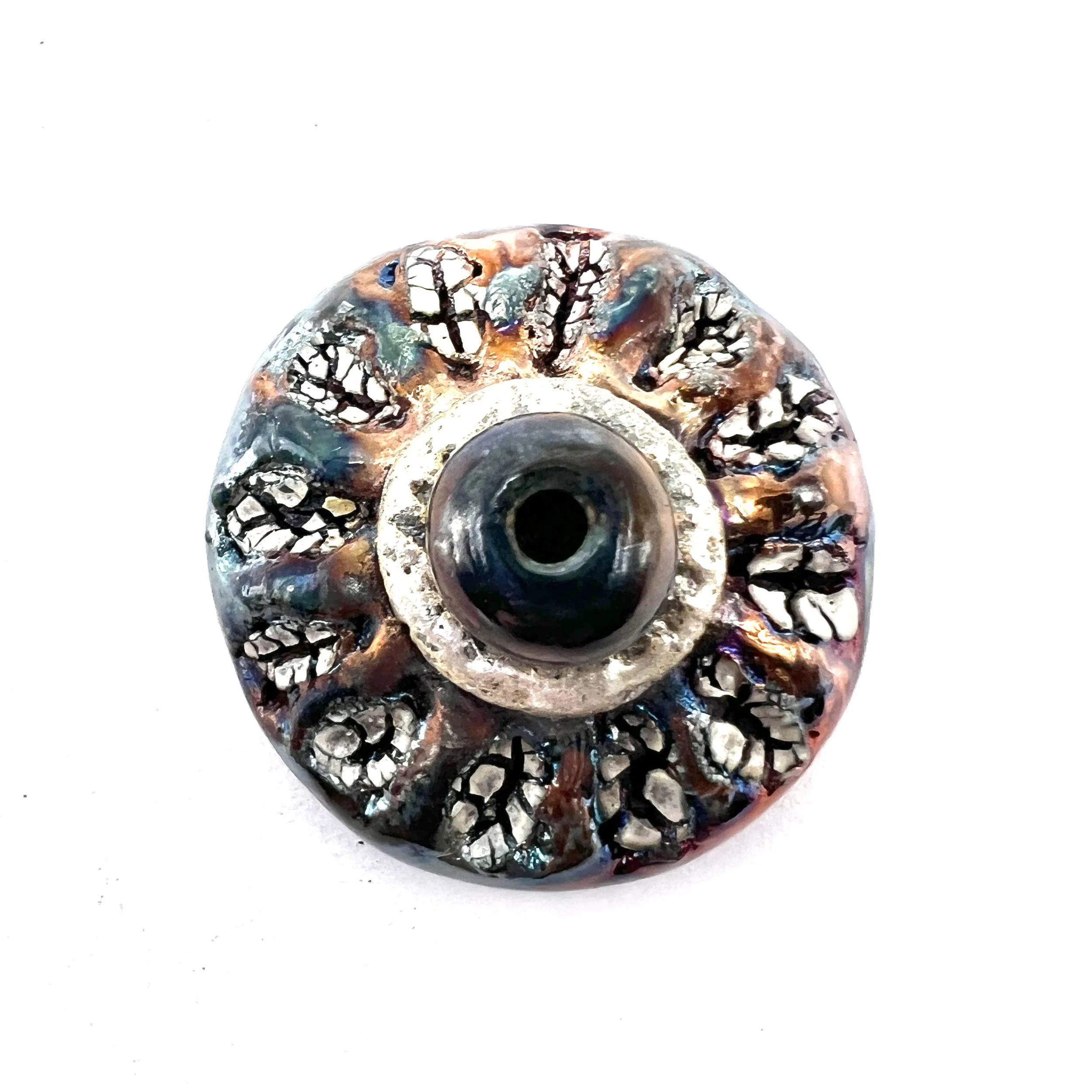 Raku Cabochon Jewelry Supply Handmade by MAKUstudio MAKU raku