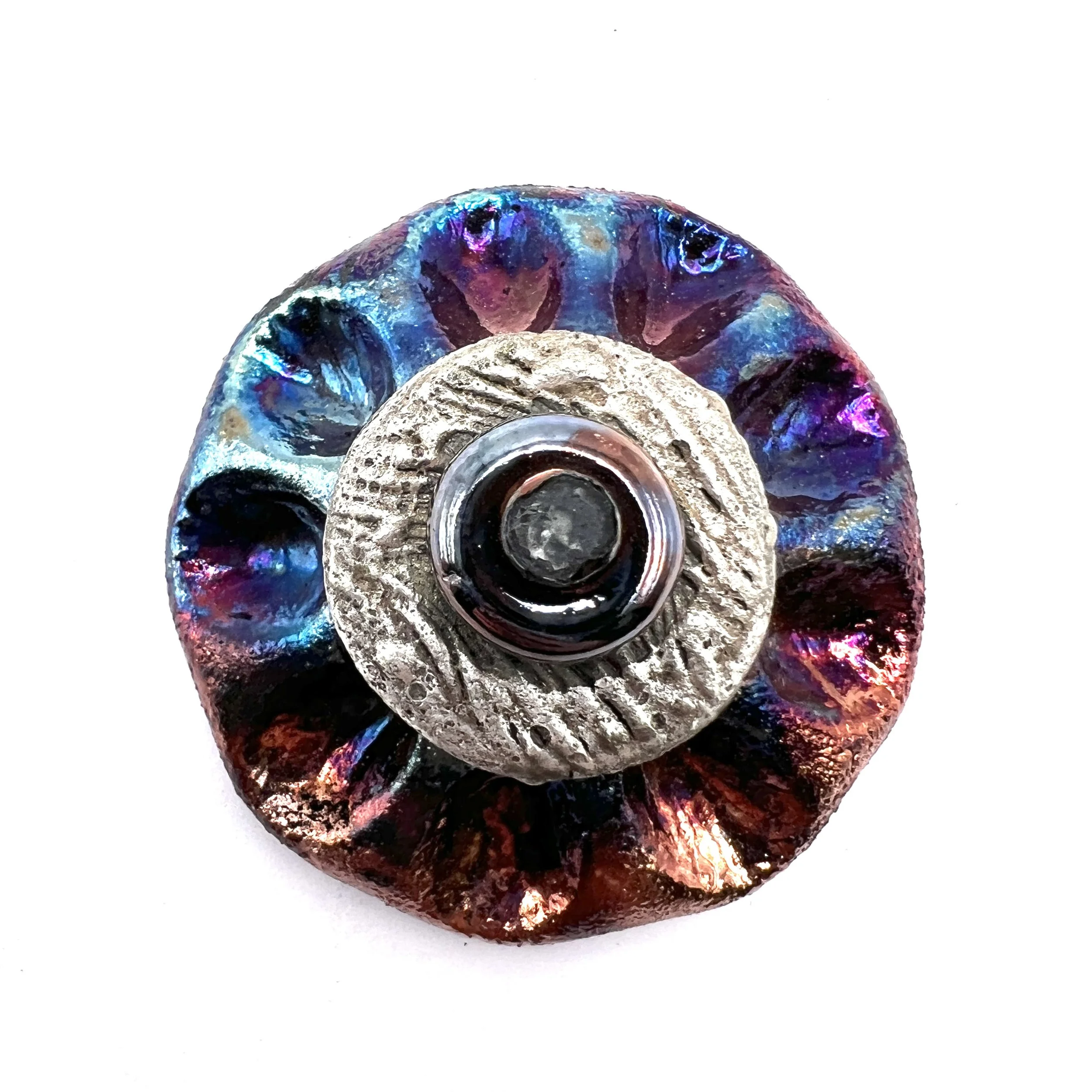 Raku Cabochon Jewelry Supply Handmade by MAKUstudio MAKU raku