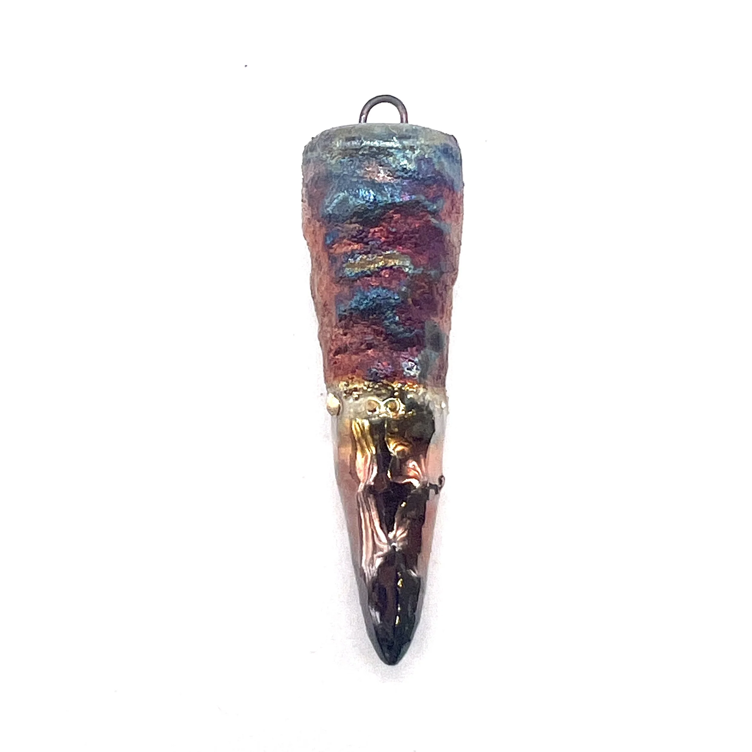 Raku Spike Pendant Ceramic Pottery Jewelry Supply Handmade by MAKUstudio MAKU raku