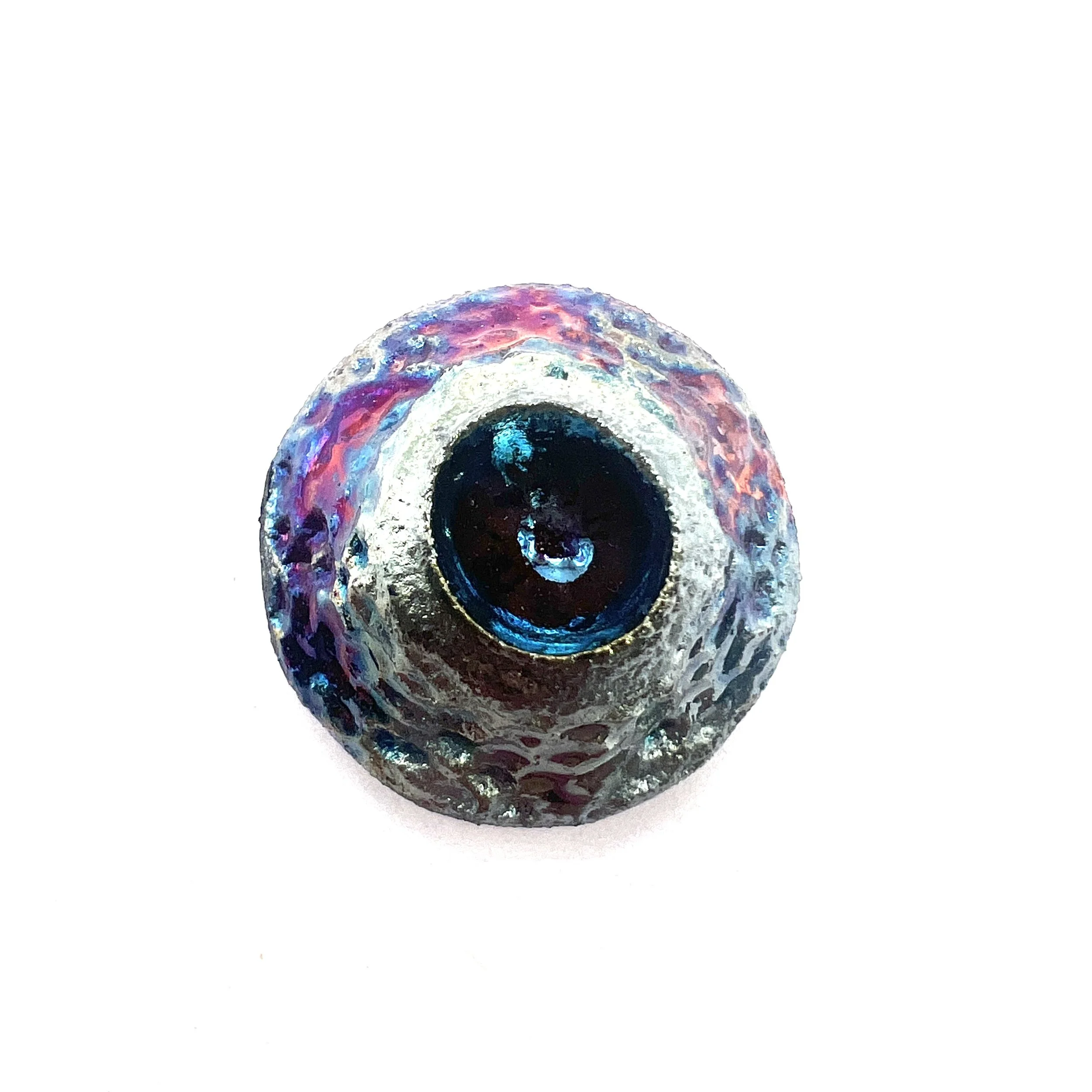 Volcano Raku Cabochon Jewelry Supply Handmade by MAKUstudio MAKU raku