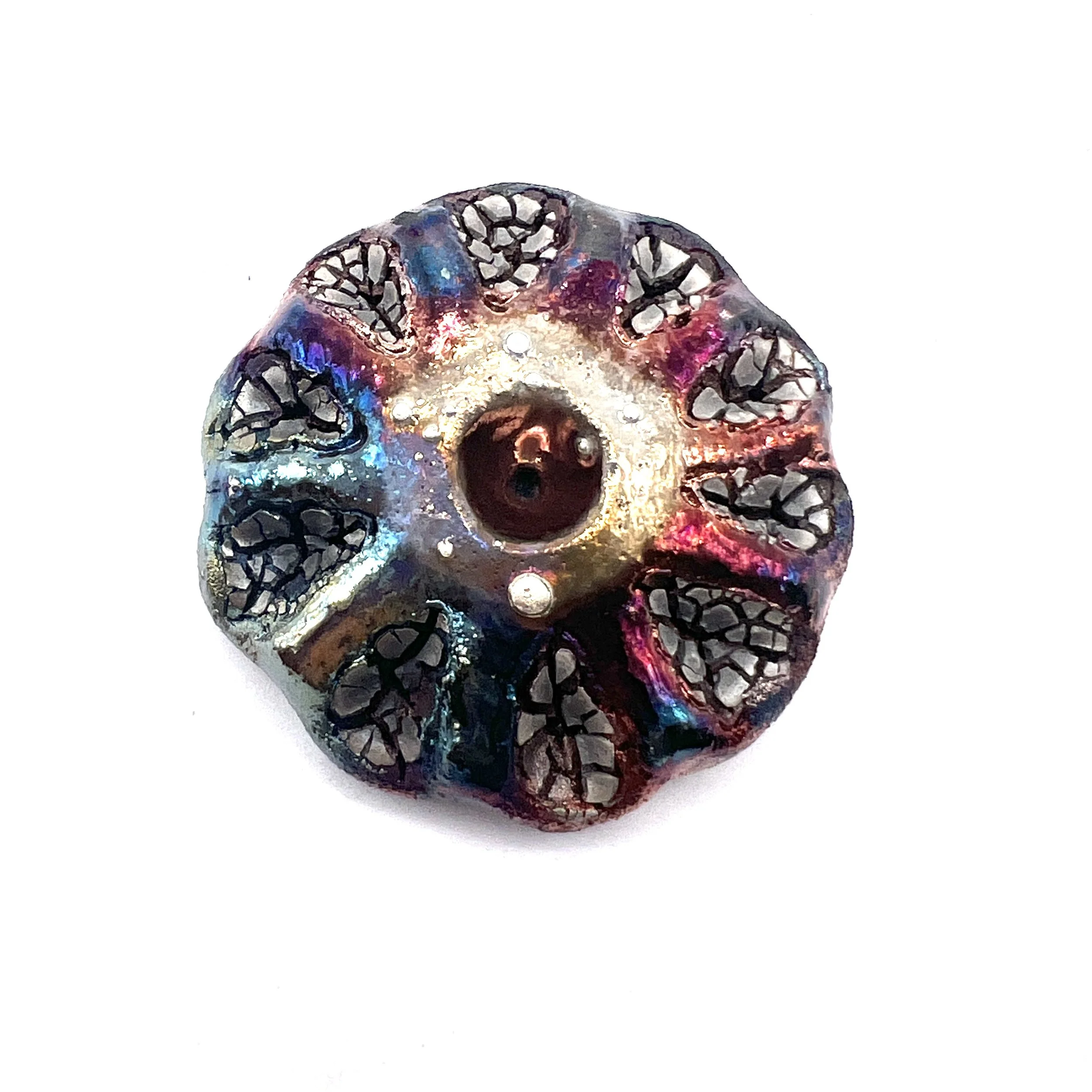 Raku Cabochon Jewelry Supply Handmade by MAKUstudio MAKU raku