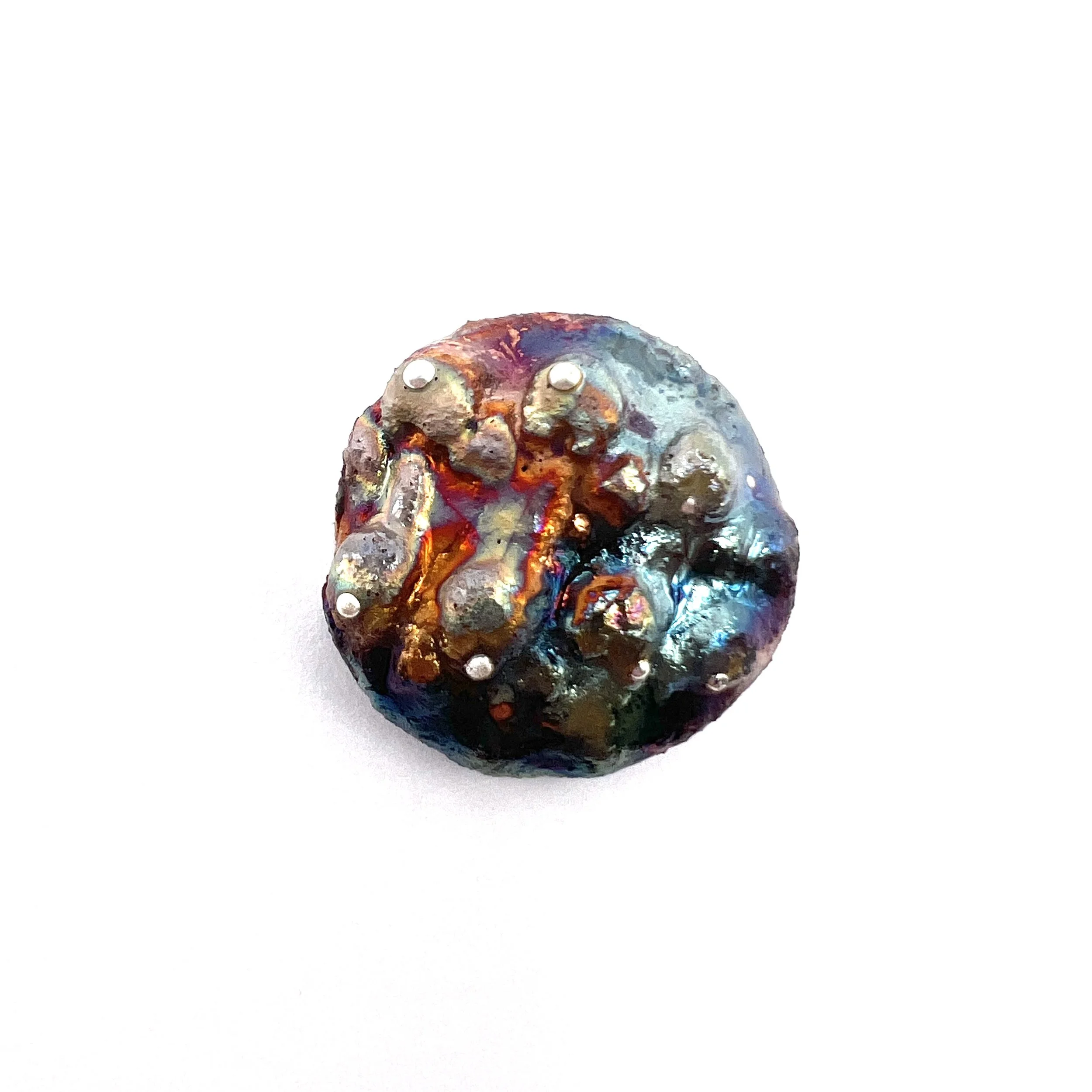 Raku Cabochon Jewelry Supply Handmade by MAKUstudio MAKU raku