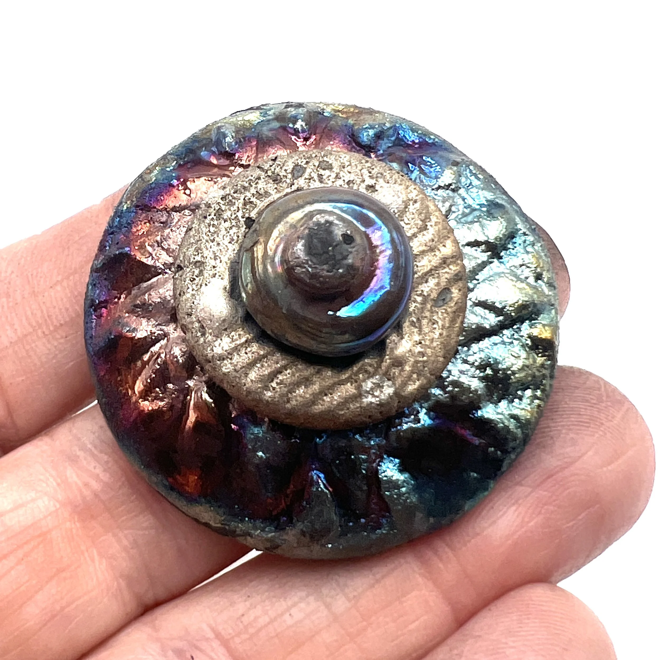 Raku Cabochon Jewelry Supply Handmade by MAKUstudio MAKU raku