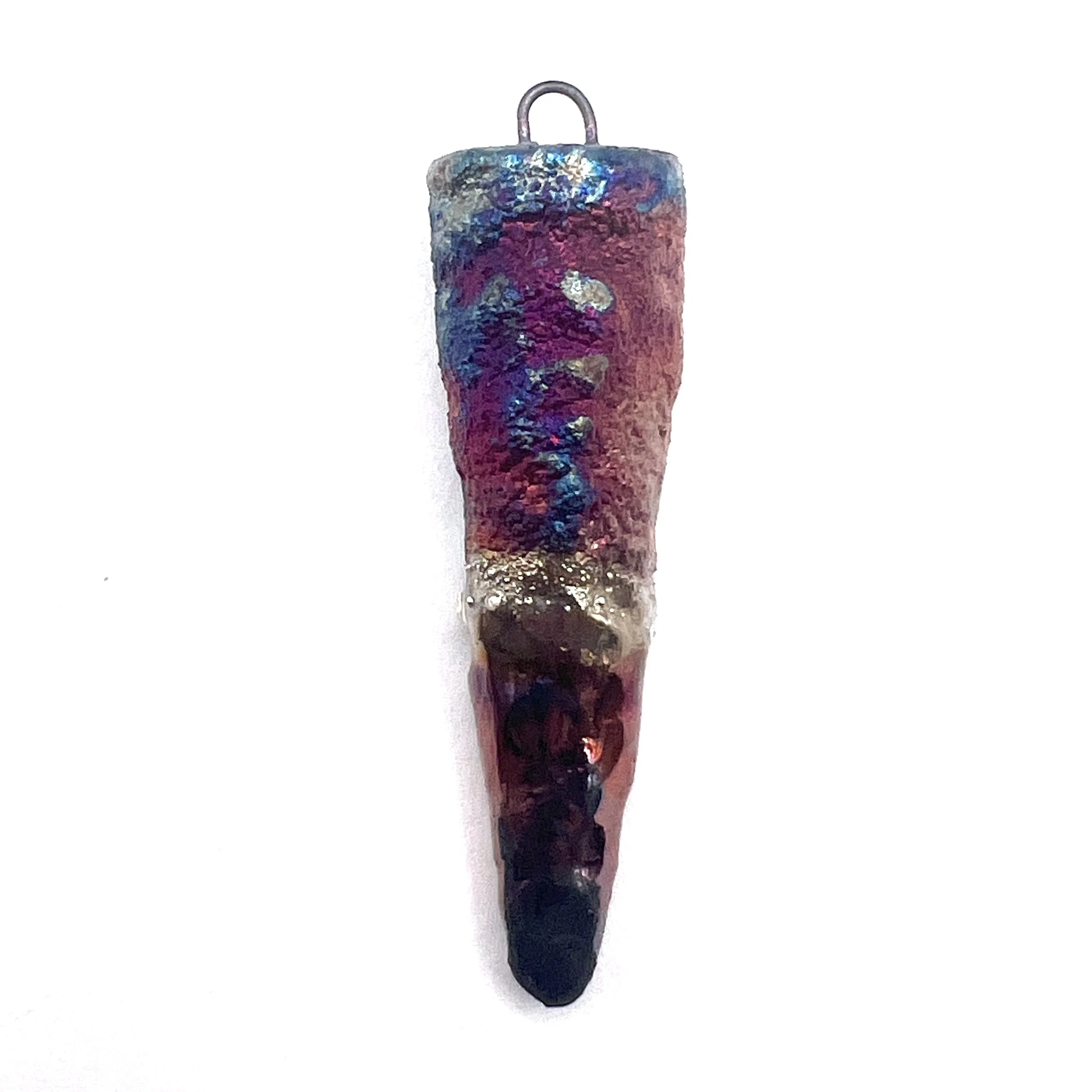 Raku Spike Pendant Ceramic Pottery Jewelry Supply Handmade by MAKUstudio MAKU raku