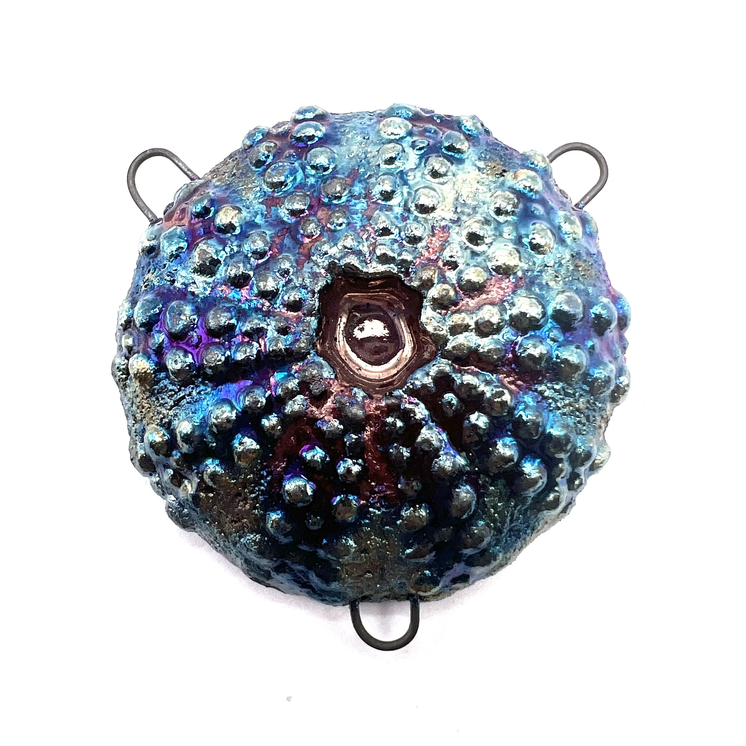 Sea Urchin Connector Pendant MAKU raku Jewelry Supplies MAKUstudio