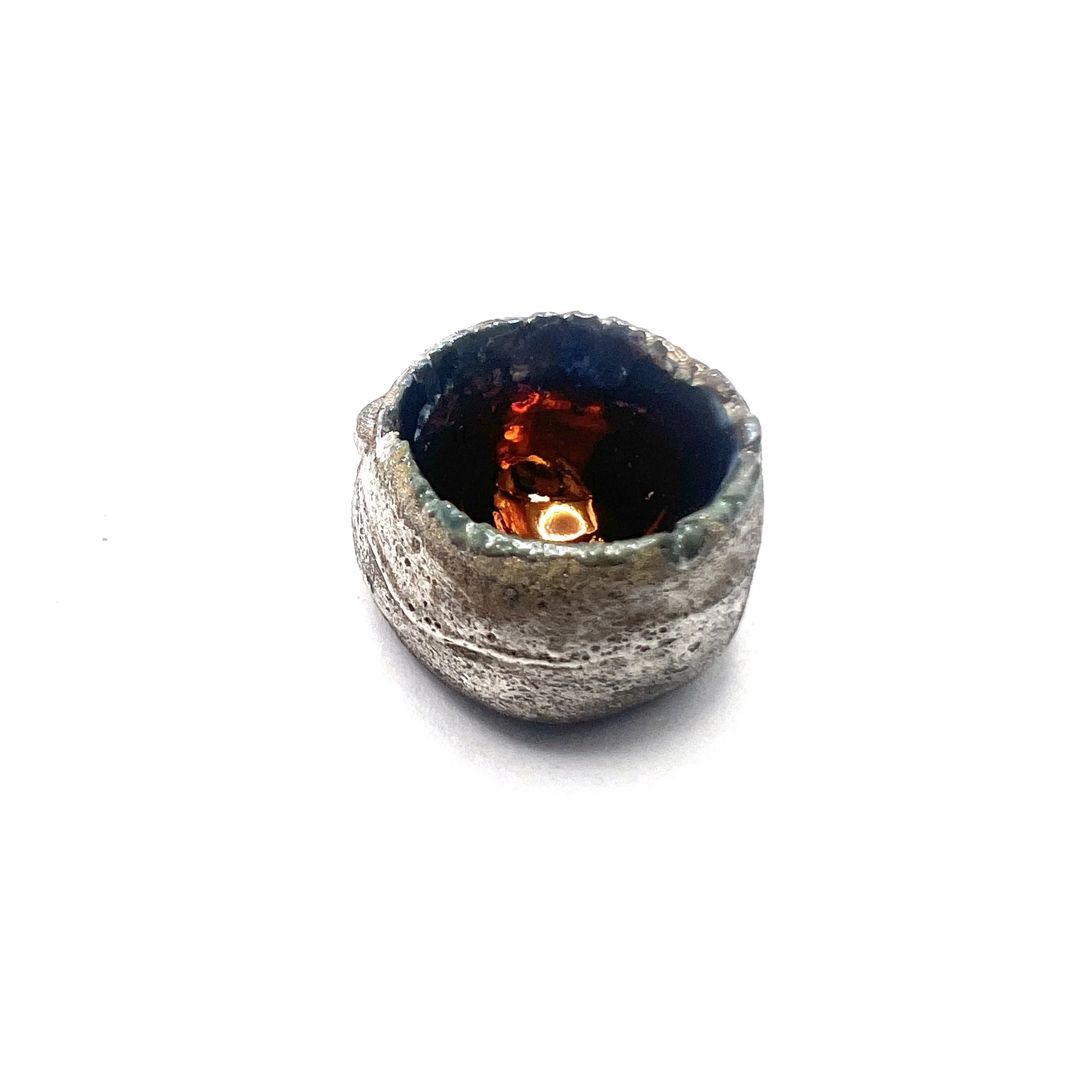 Pod Raku Cabochon Jewelry Supply Handmade by MAKUstudio MAKU raku