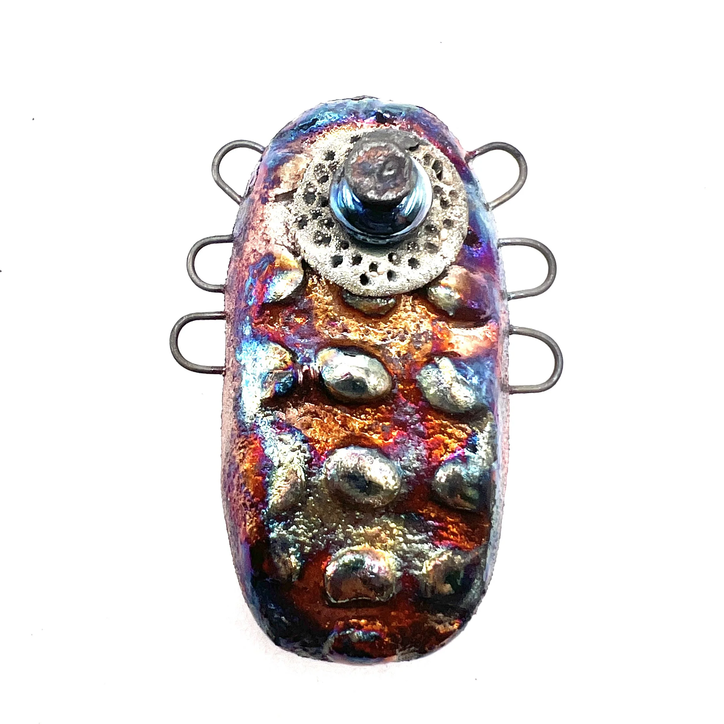 Connector Pendant MAKU raku Jewelry Supplies MAKUstudio