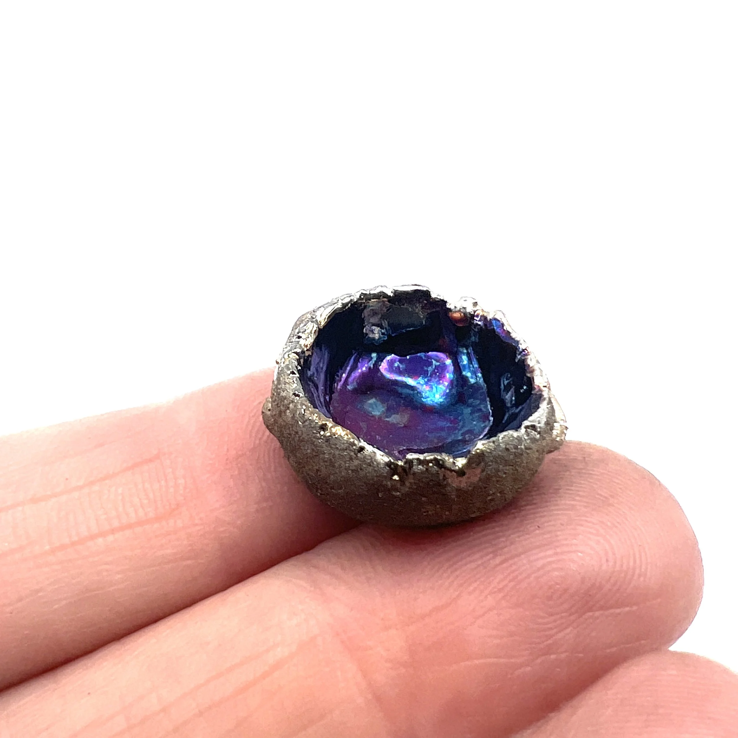 Pod Raku Cabochon Jewelry Supply Handmade by MAKUstudio MAKU raku