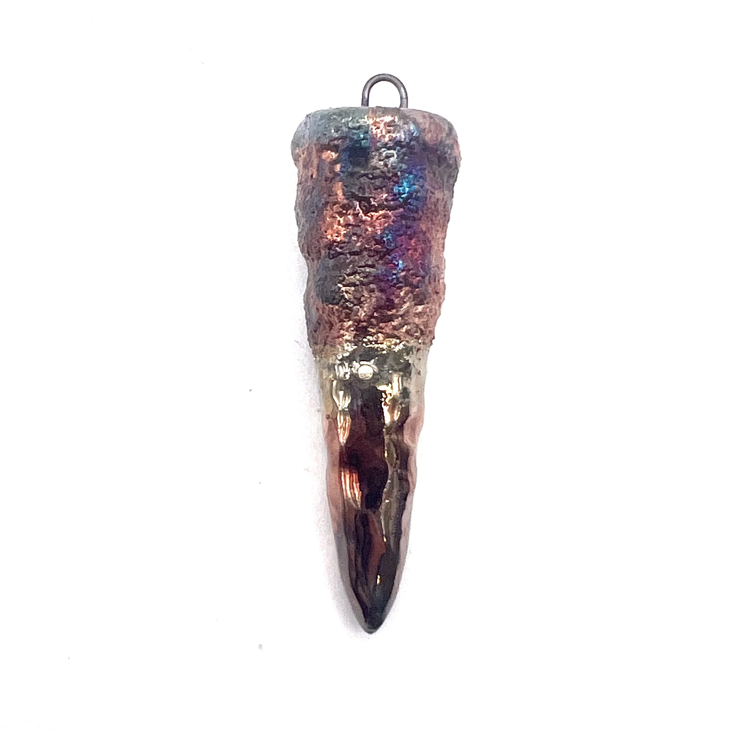 Raku Spike Pendant Ceramic Pottery Jewelry Supply Handmade by MAKUstudio MAKU raku