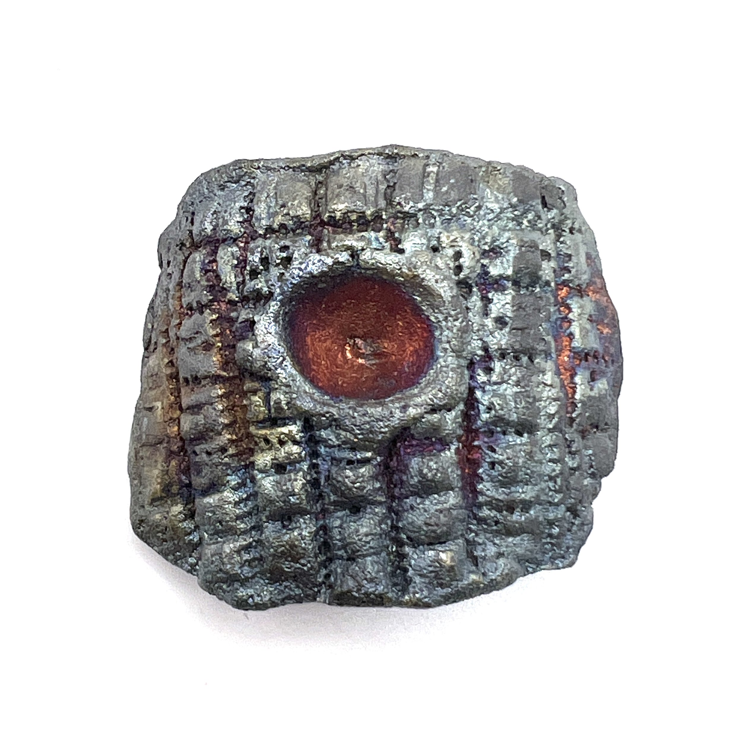 Curved Raku Cabochon Ceramic Pottery Jewelry Supply Handmade by MAKUstudio MAKU raku