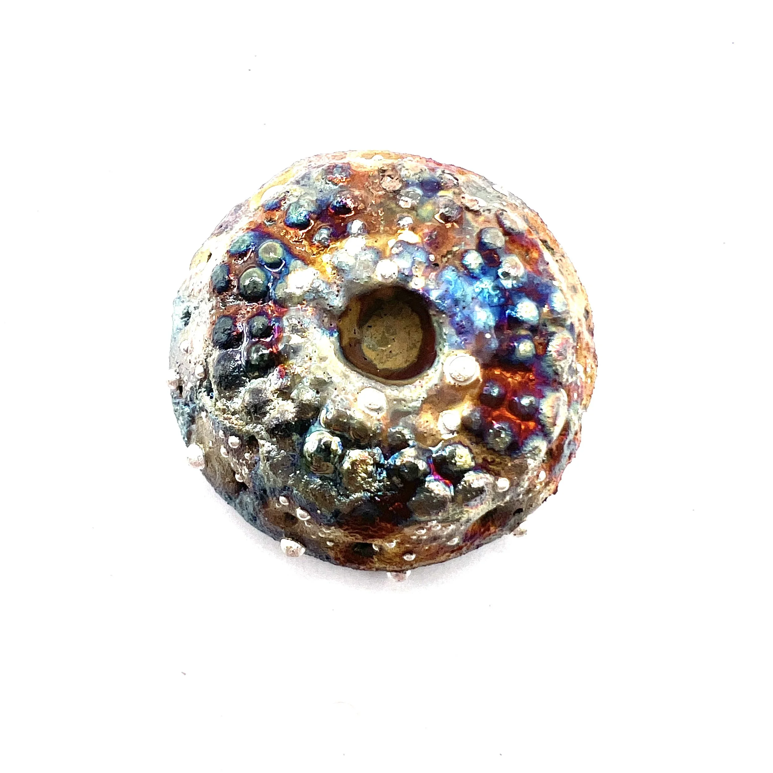 Raku Cabochon Jewelry Supply Handmade by MAKUstudio MAKU raku