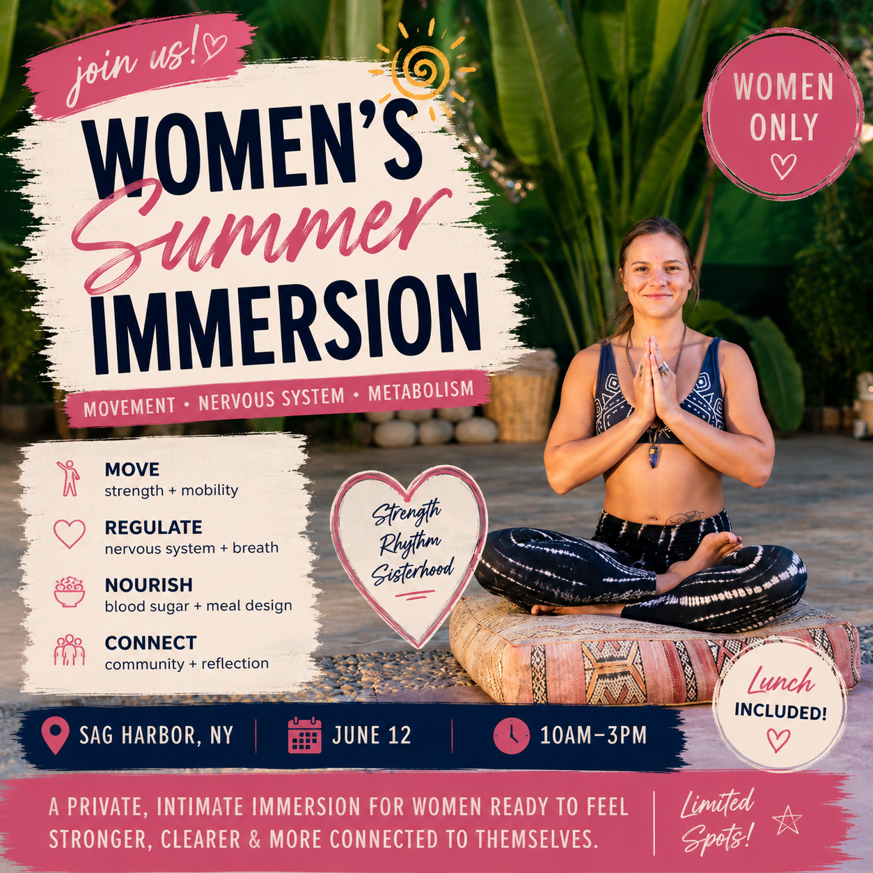 ✨ WOMEN’S SUMMER IMMERSION ✨