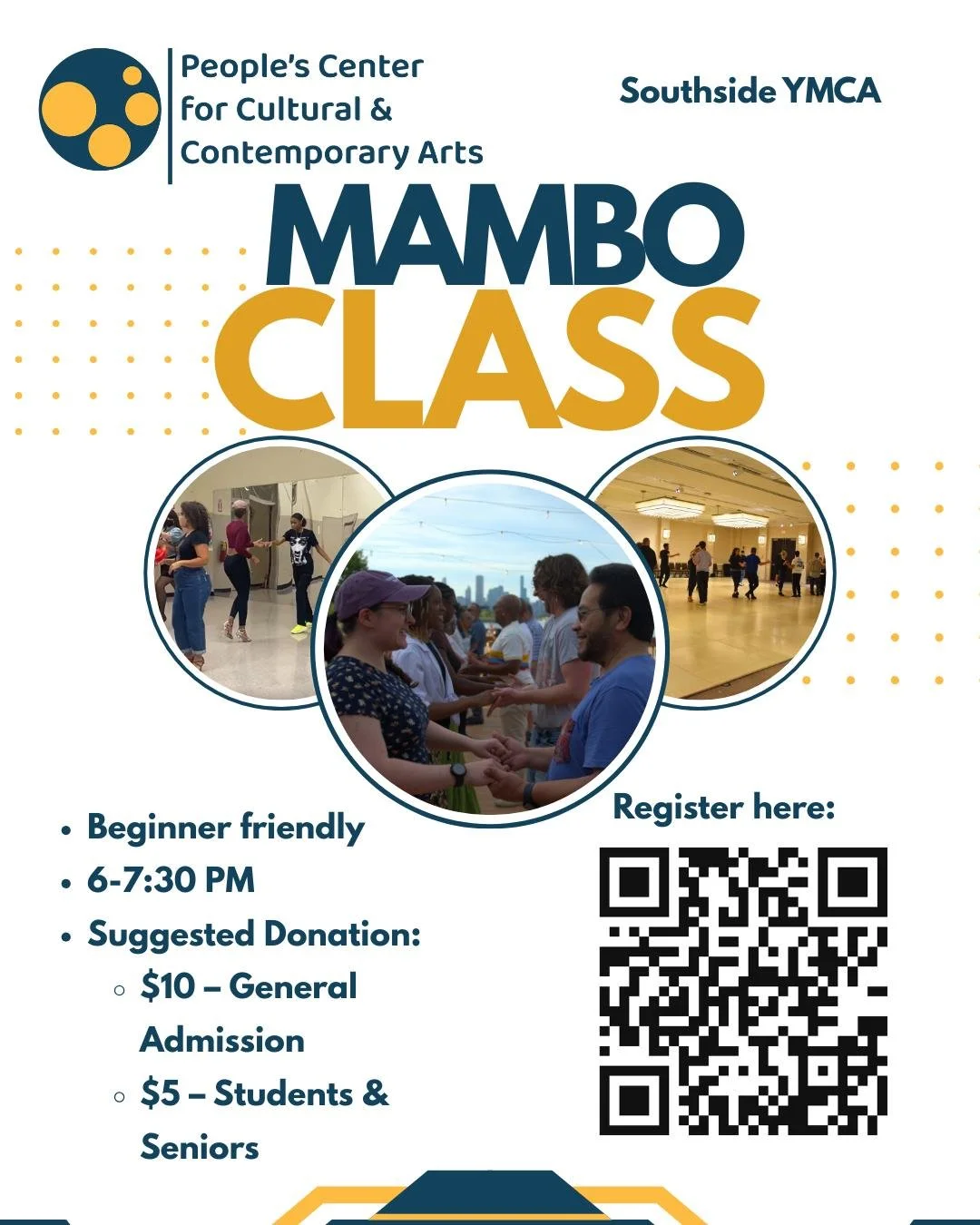 💃🏽✨ Chicago, it&rsquo;s time to MAMBO! ✨🕺🏽

Join PCCCArts at Southside YMCA for our  Mambo classes! Whether you&rsquo;re stepping onto the dance floor for the first time or looking to sharpen your moves, everyone is welcome. ❤️&zwj;🔥

📍 Southsi