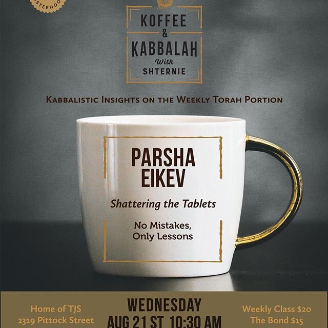 Koffee and Kabbalah!! Don&rsquo;t miss it. #thejewishsisterhood #koffeeandkabbalah#parsha #journeywithshternie#kabbalah#