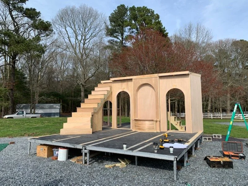 Overhire Carpenter for Brown Box Theatre Project's Touring Production of Much Ado About Nothing