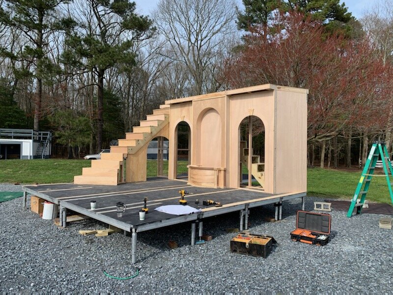 Overhire Carpenter for Brown Box Theatre Project's Touring Production of Much Ado About Nothing