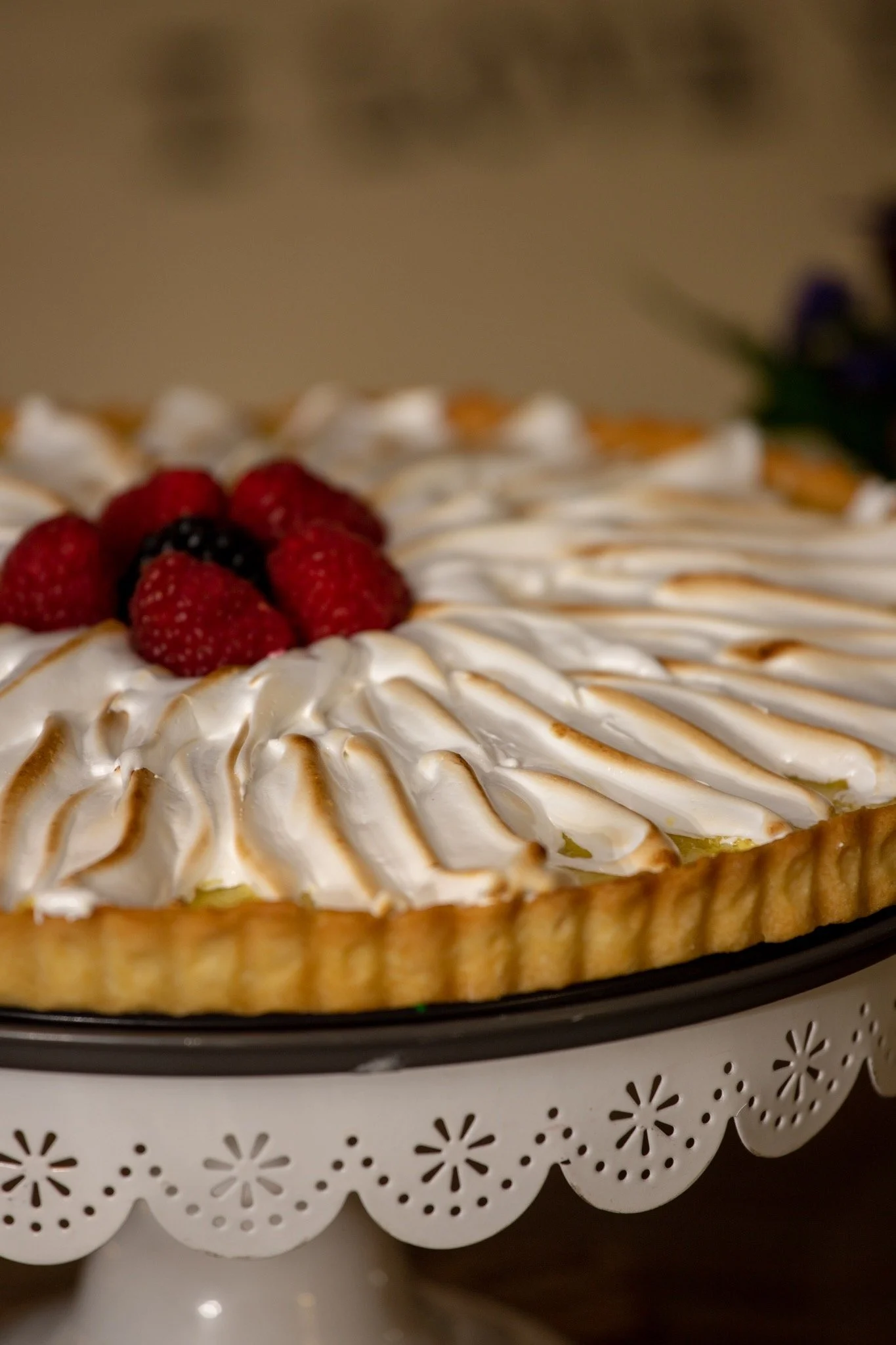 fresh fruit meringue covered tart.JPG
