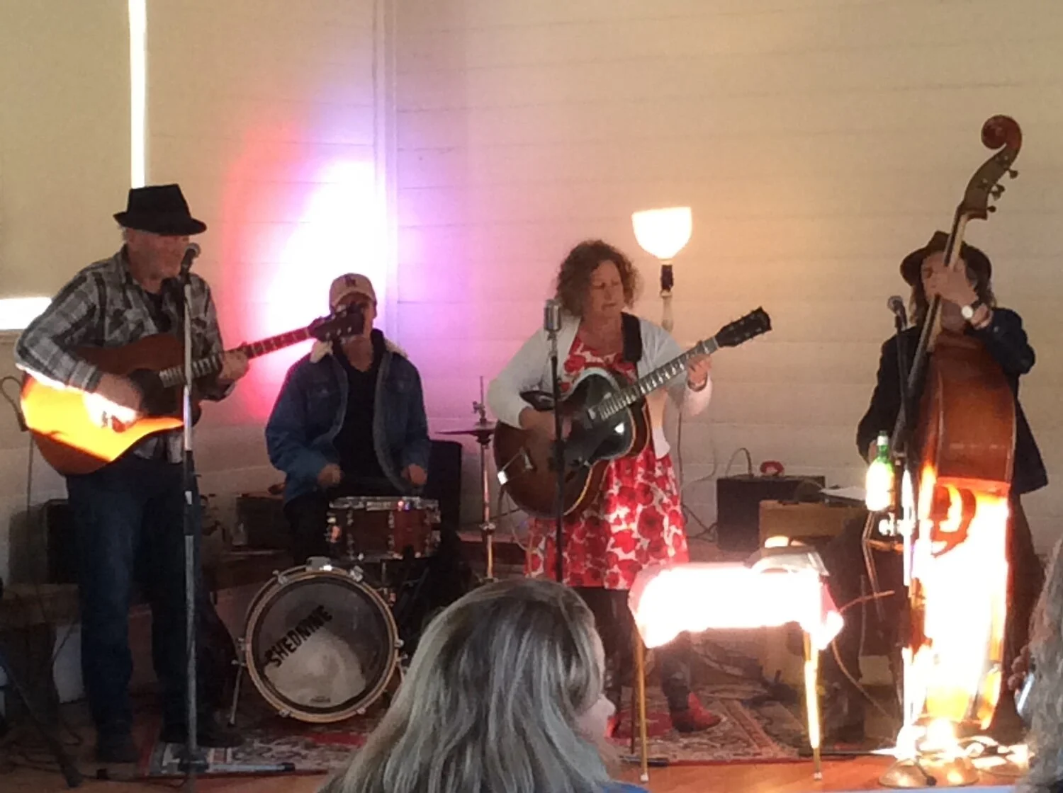 Cartwheels performing in the hall
