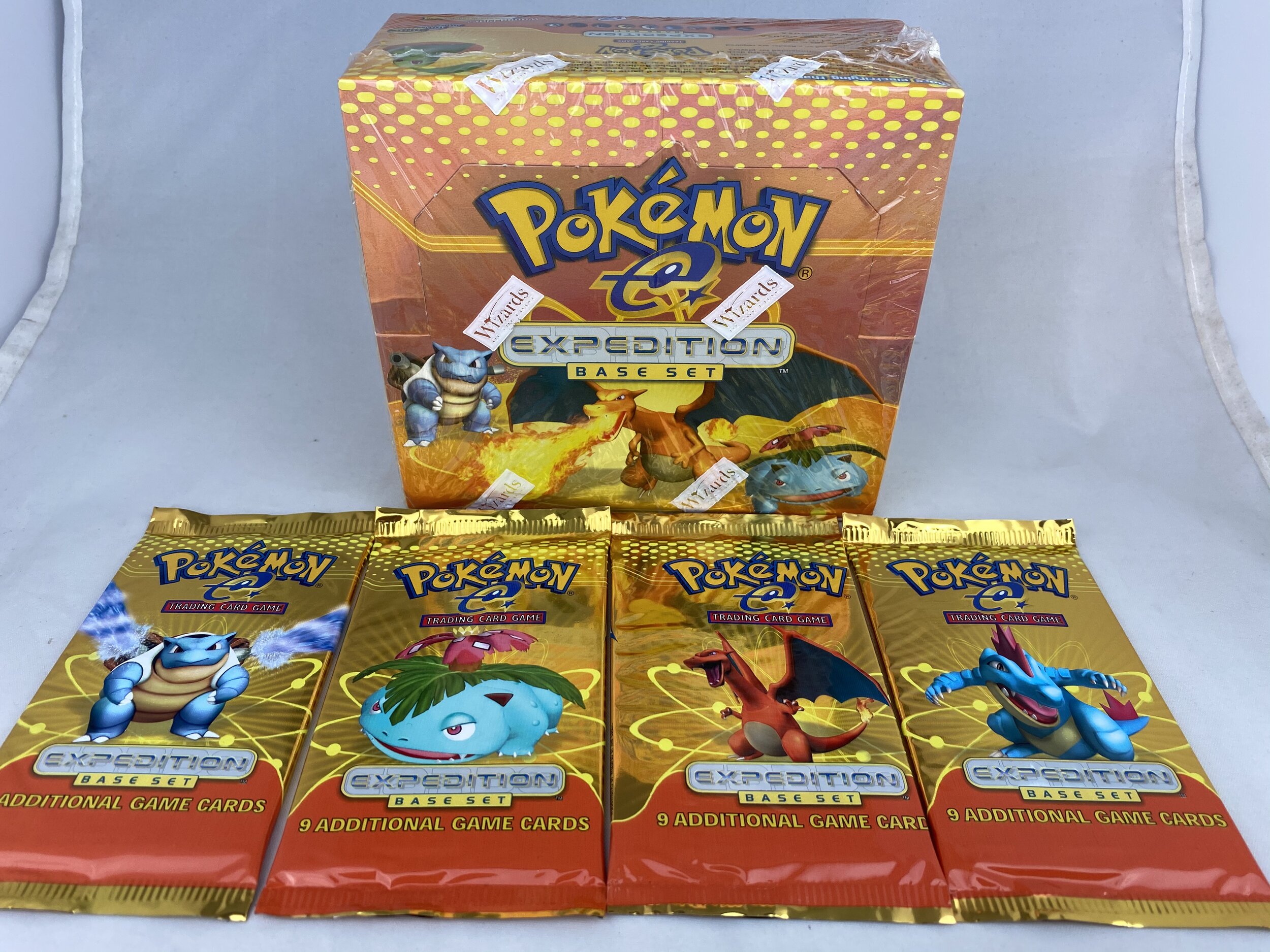Pokemon Mystery Box **GUARANTEED 4 BOOSTER PACKS** Chance at Vintage! 