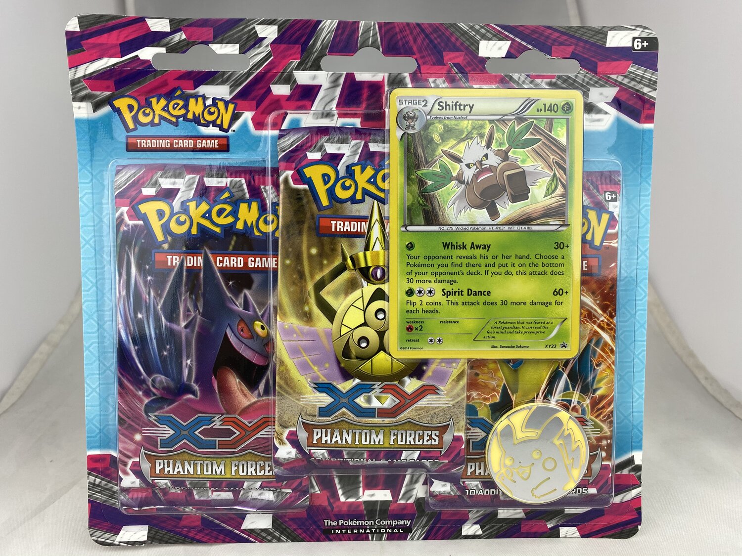 Pokémon Phantom Forces 3-pack Blister, booster pack, Promo card