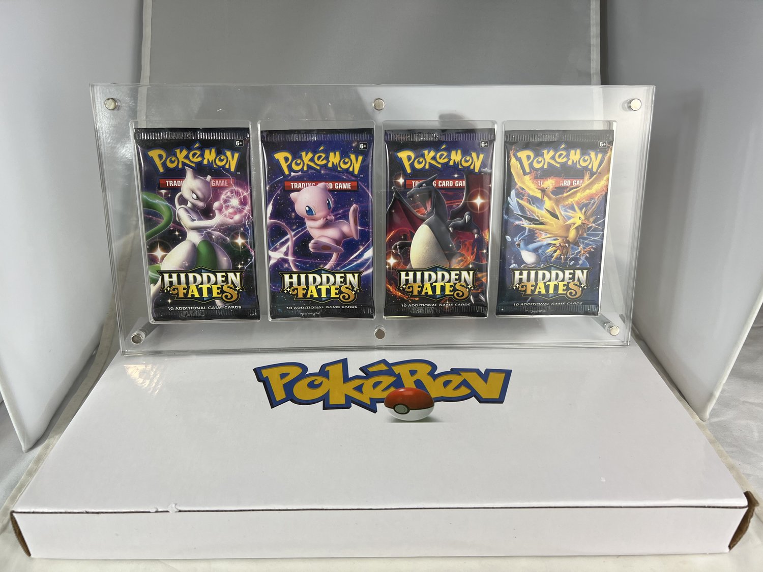 Catman's Pokemon Acrylic Booster Pack Display Case Protector with Magnetic  Top