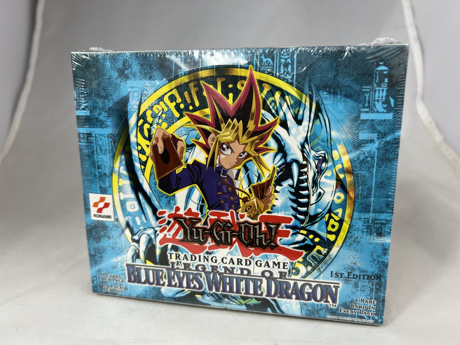 Yugioh 1st Edition Legend of Blue Eyes White Dragon Booster Box Sealed 24  Packs — Welcome To The PokeCave!