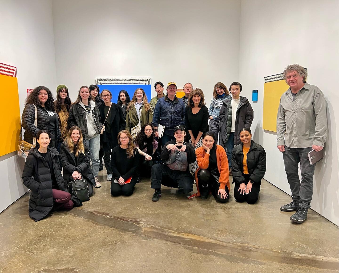 Big love for Michelle Grabner, Lisa Wainwright, and all the amazing fine art, art history, and art administration students from the School of the Art Institute of Chicago! We dreamed big at the gallery this afternoon. 🌈❤️🙌

#saic #schooloftheartins