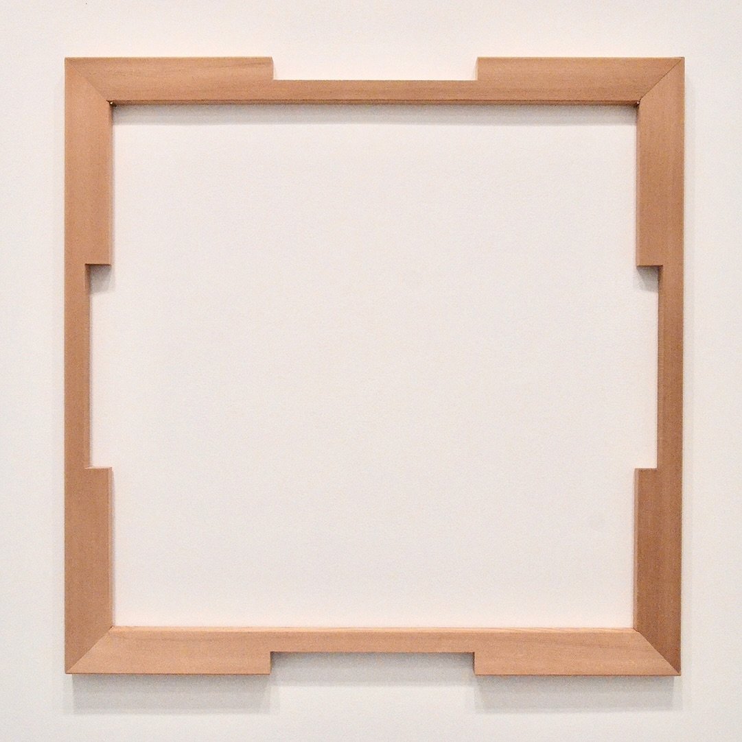 Thursday morning from our inventory. Renowned New Zealand artist Julian Dashper&rsquo;s (1960-2009) stunning cut cedar stretcher work &ldquo;Untitled (2002)&rdquo;. This work was included in his last solo exhibition &ldquo;The Future&rdquo; here at t