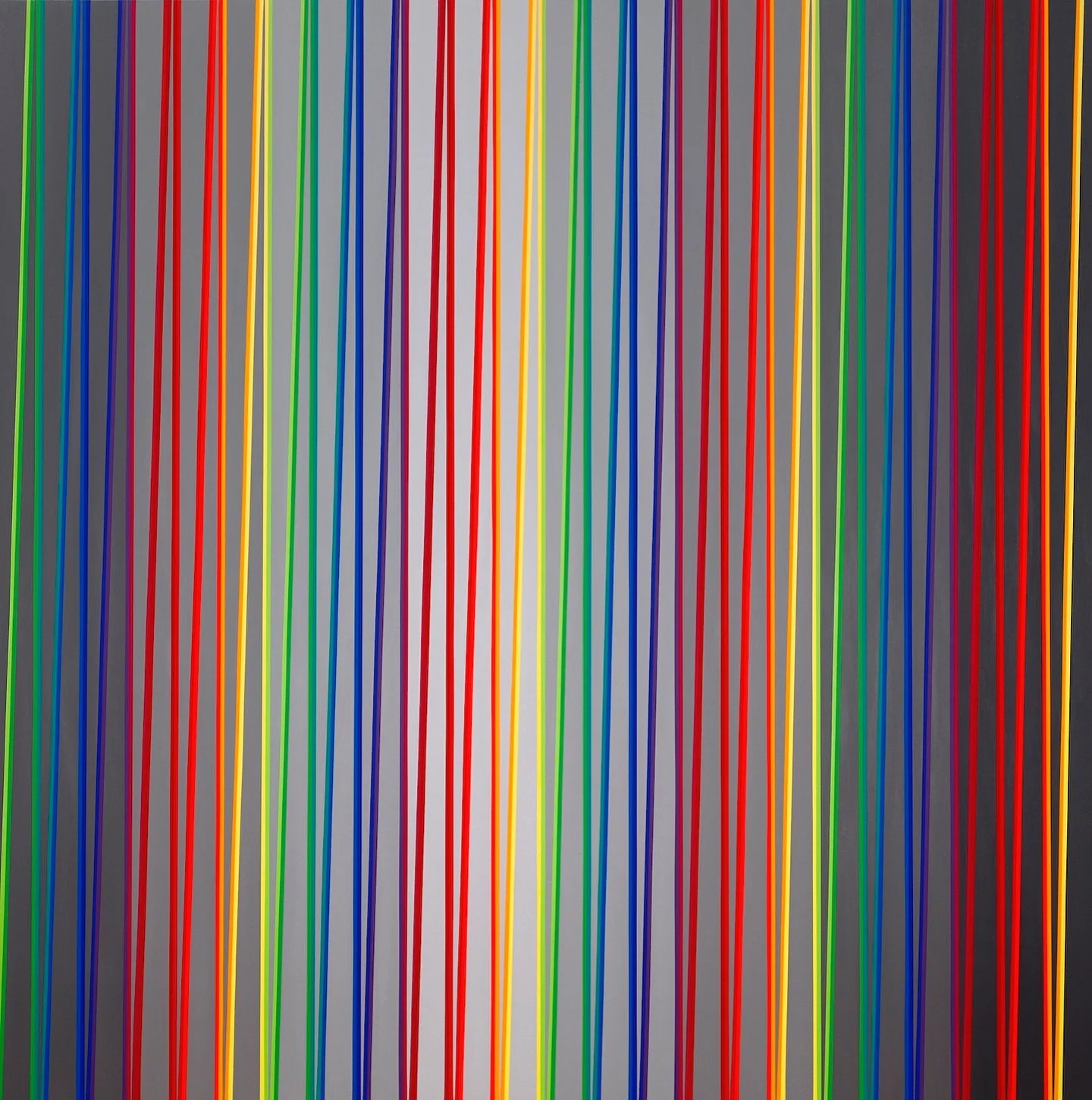 Delighted that this wonderful work by Brooklyn color painter Gabriele Evertz &mdash; &ldquo;Antidote Spectrum&rdquo;, 2019, Acrylic on canvas, 72 x 72 inches, from her 2020 solo exhibition &ldquo;Exaltation&rdquo; here at the gallery &mdash; just fou