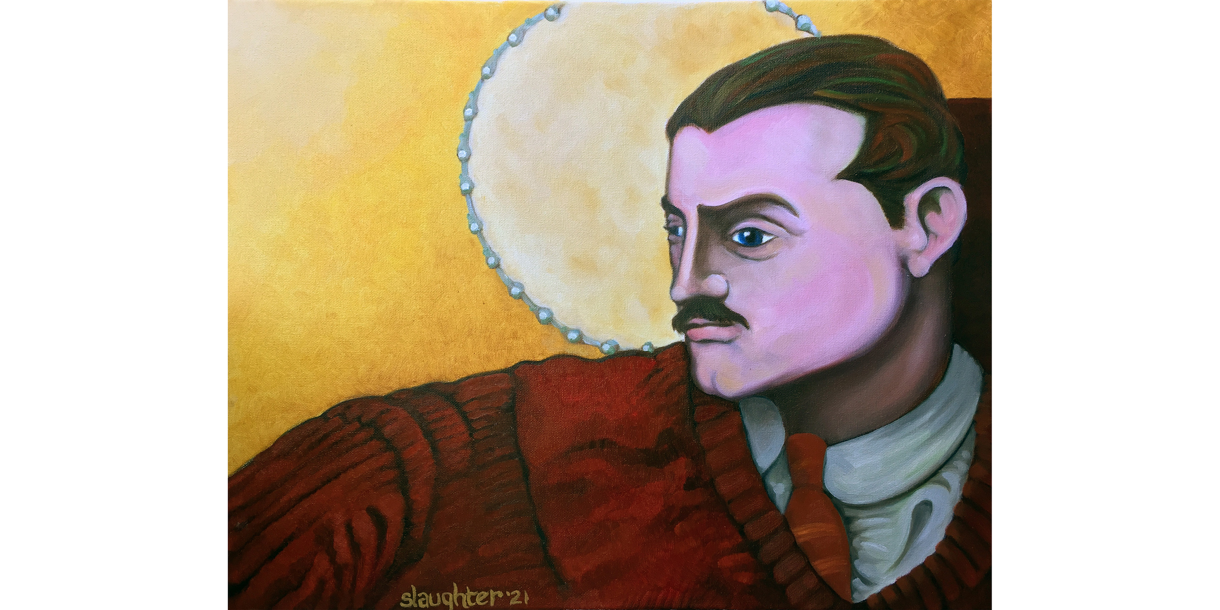 Ernest Hemingway in Paris 1925 [based on a photograph by Man Ray]