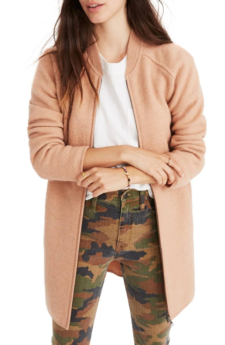 Bomber Sweater Jacket by Madewell.jpeg