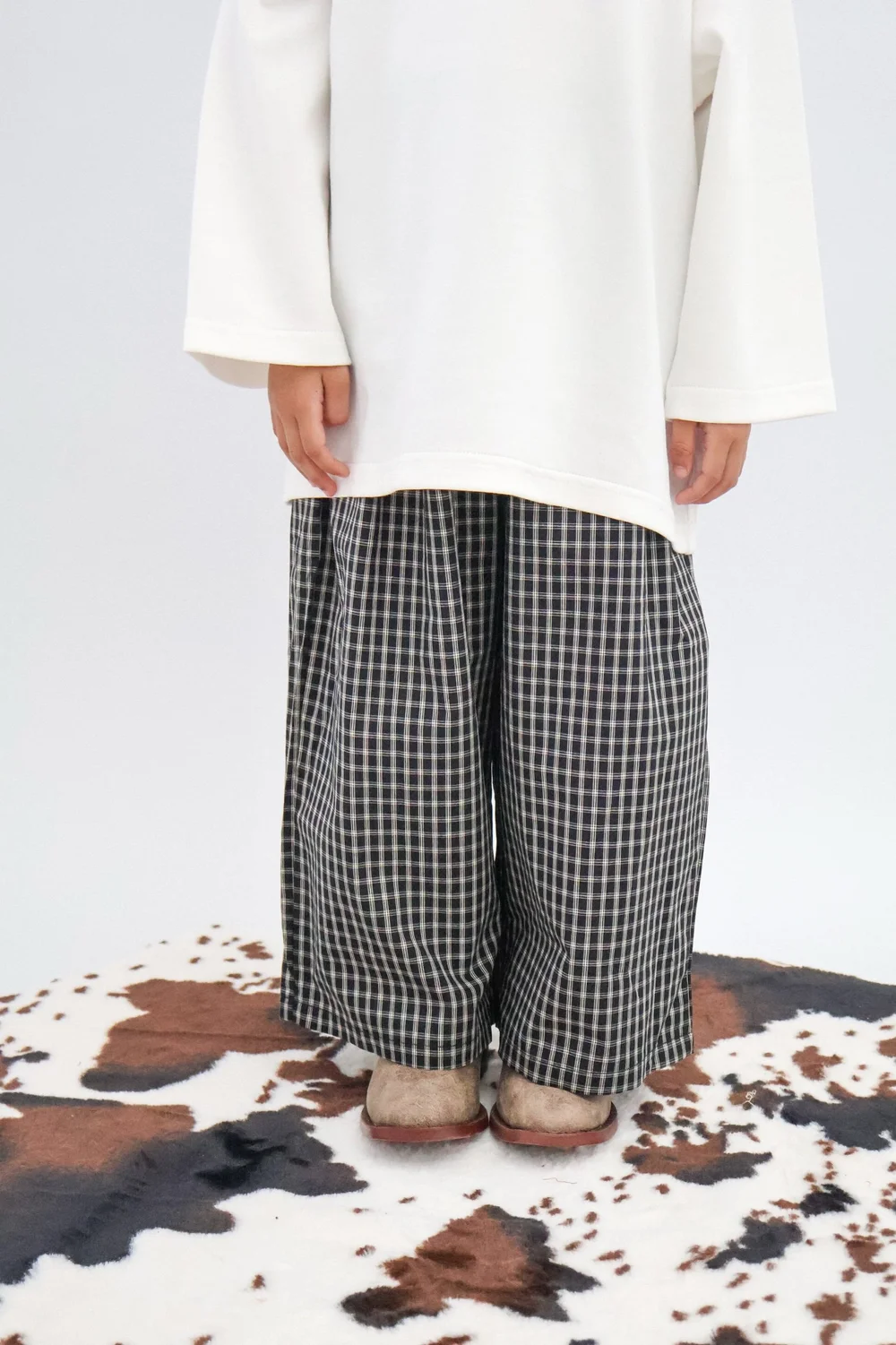 Vintage Check Pants (Onyx) — Ninthe