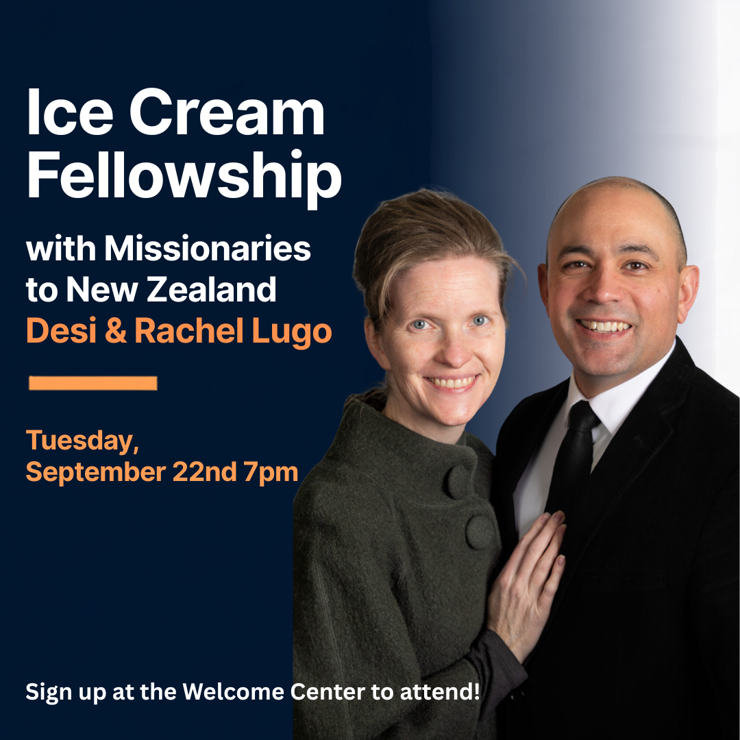 Ice Cream Fellowship with Missionaries to New Zealand