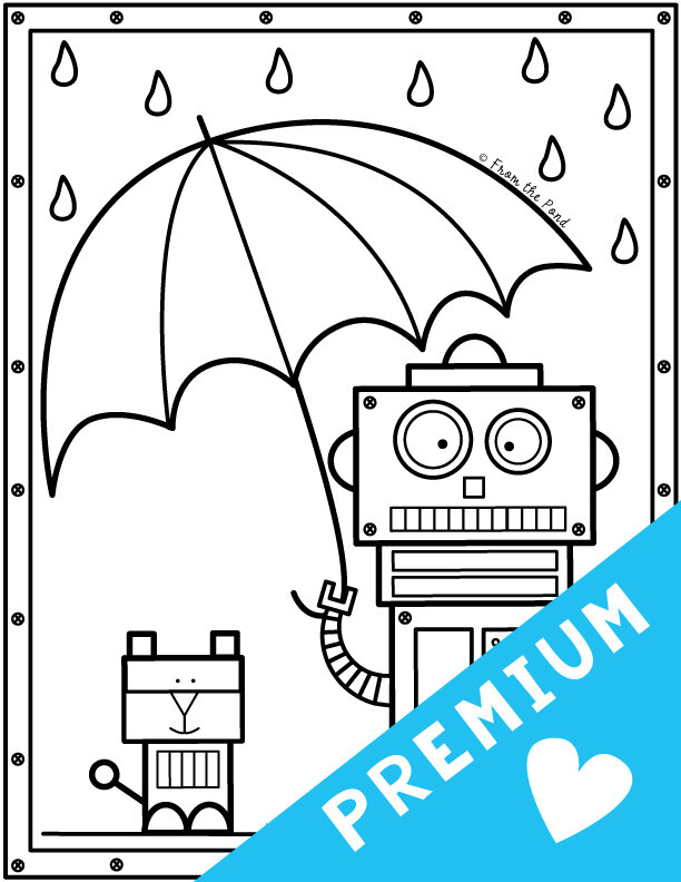 Rainy day robot